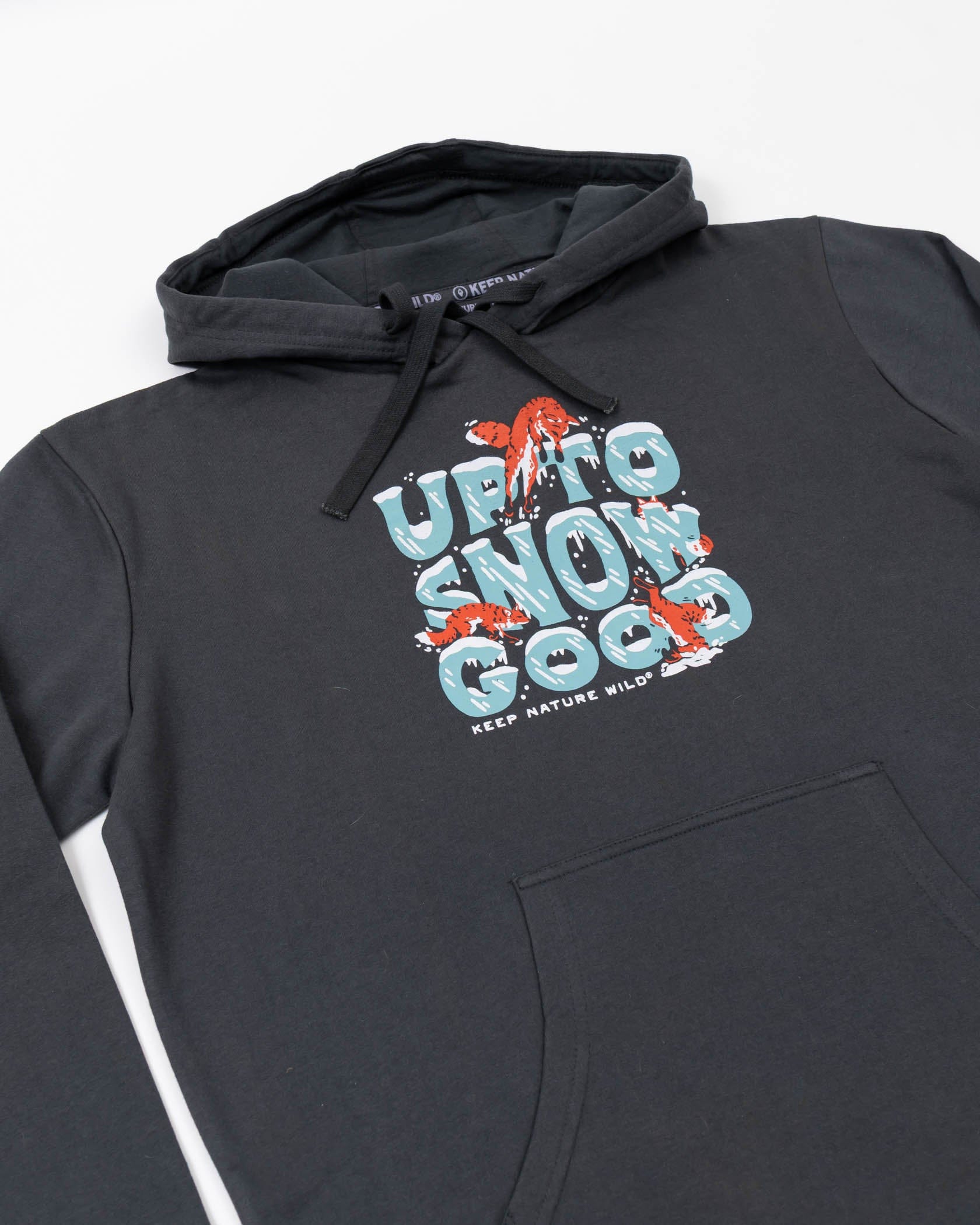 Keep Nature Wild Outerwear Up To Snow Good Pullover Hoodie | Coal
