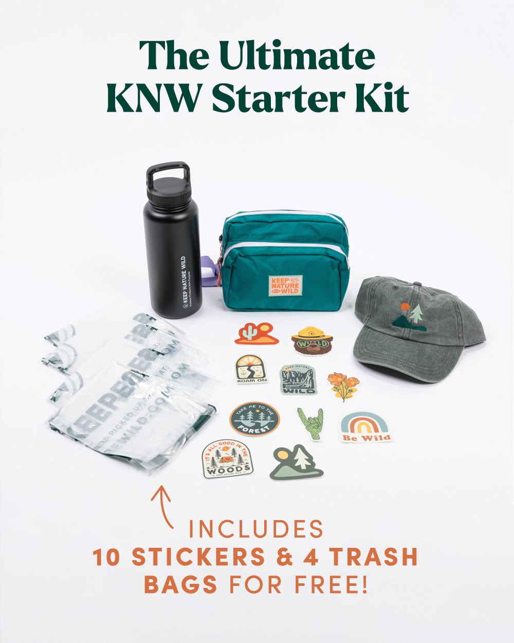 Keep Nature Wild Utimate KNW Starter Kit - Teal/Lavender