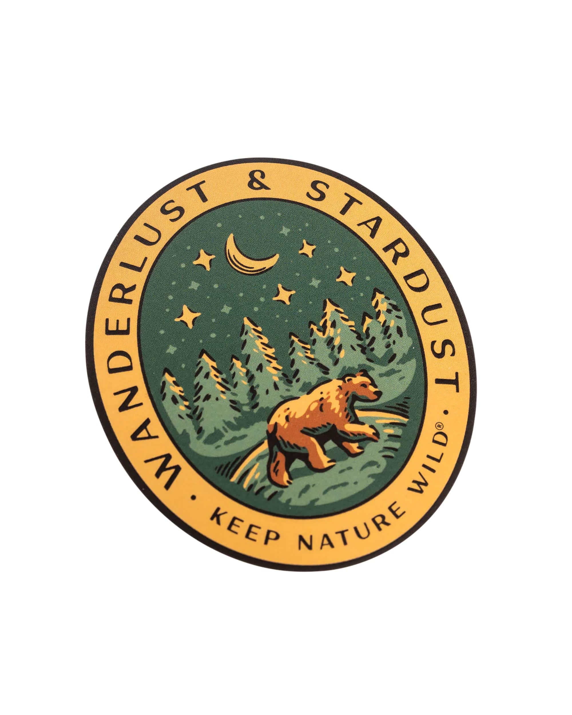Keep Nature Wild Sticker Wanderlust & Stardust Bear | Sticker