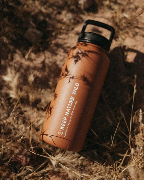Keep Nature Wild Water Bottle + Sticker Pack Bundle | Red Rock