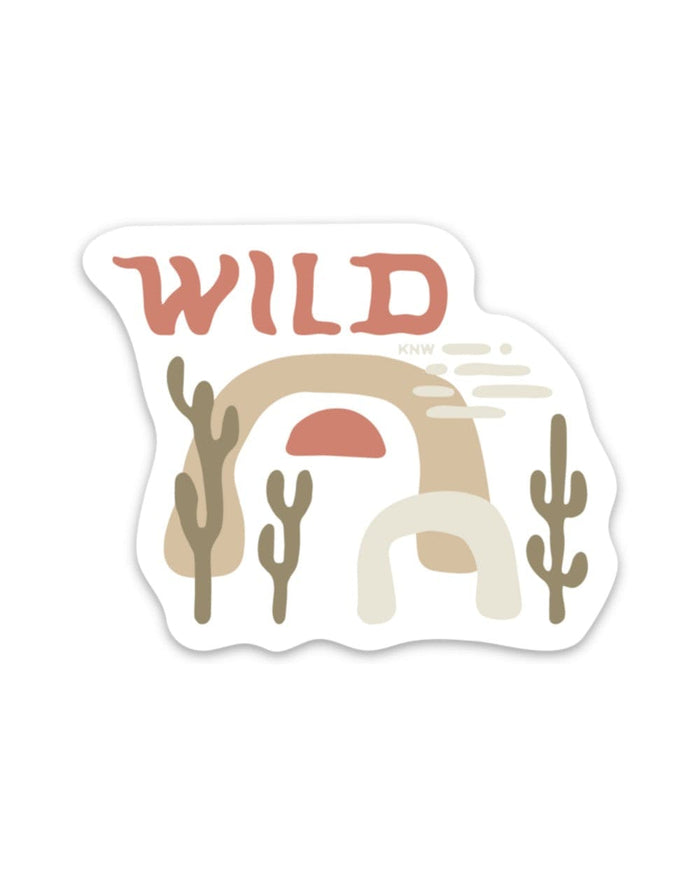 Wild Sticker Wild Arches Sticker | Keep Nature Wild