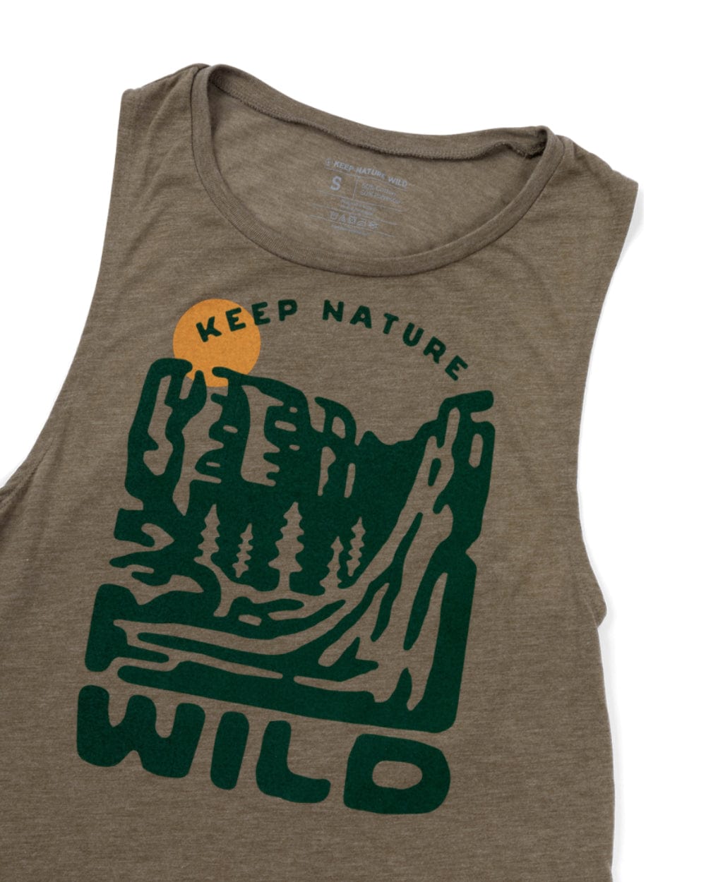 Keep Nature Wild Wild Canyon Women’s Muscle Tank | Olive
