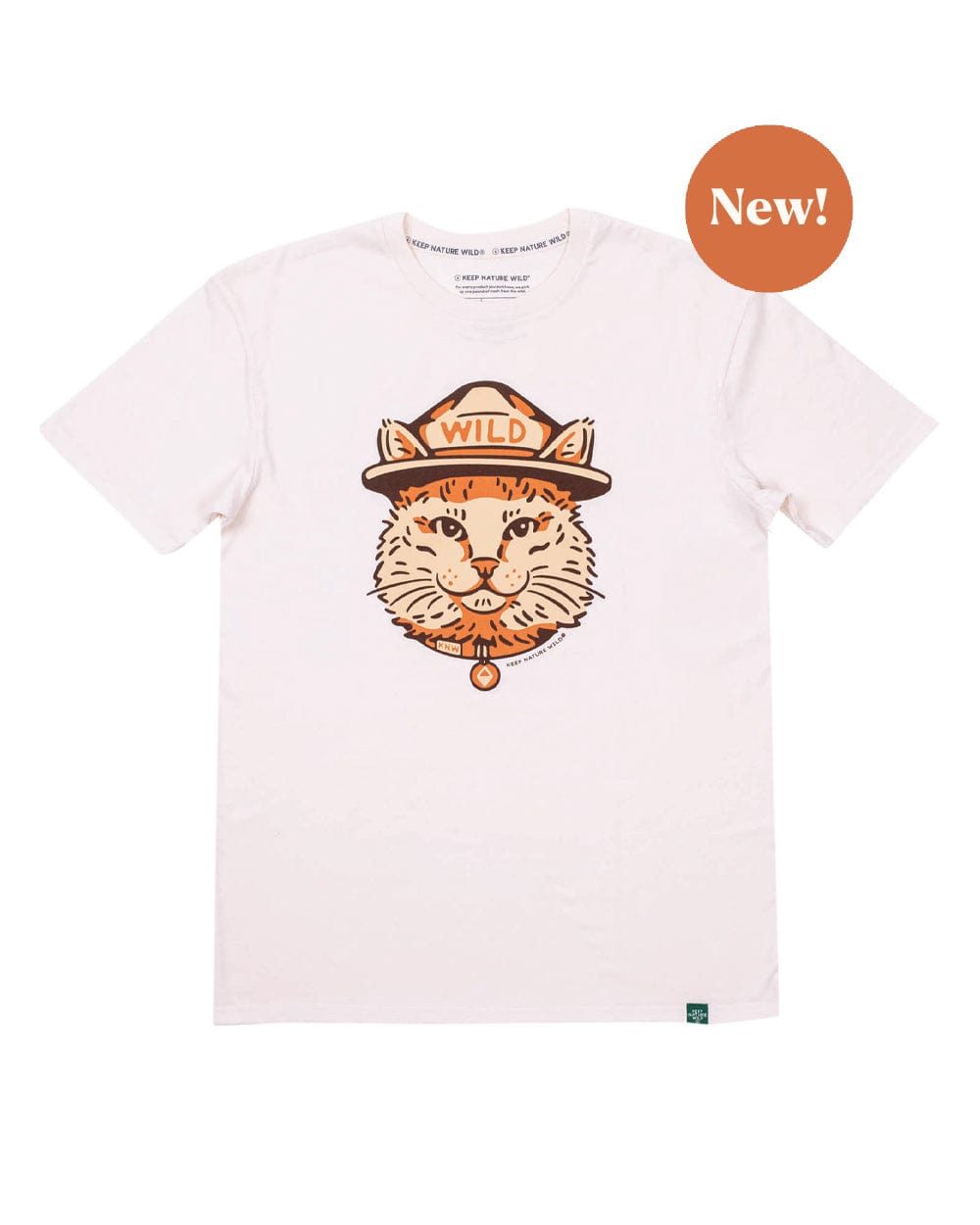 Keep Nature Wild Tee Wild Cat Unisex Tee | Heather Natural