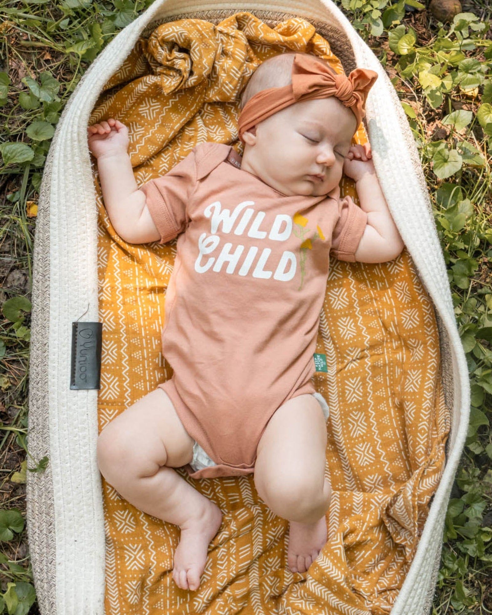 Keep Nature Wild Kids Wild Child Baby Bodysuit | Canyon Rose