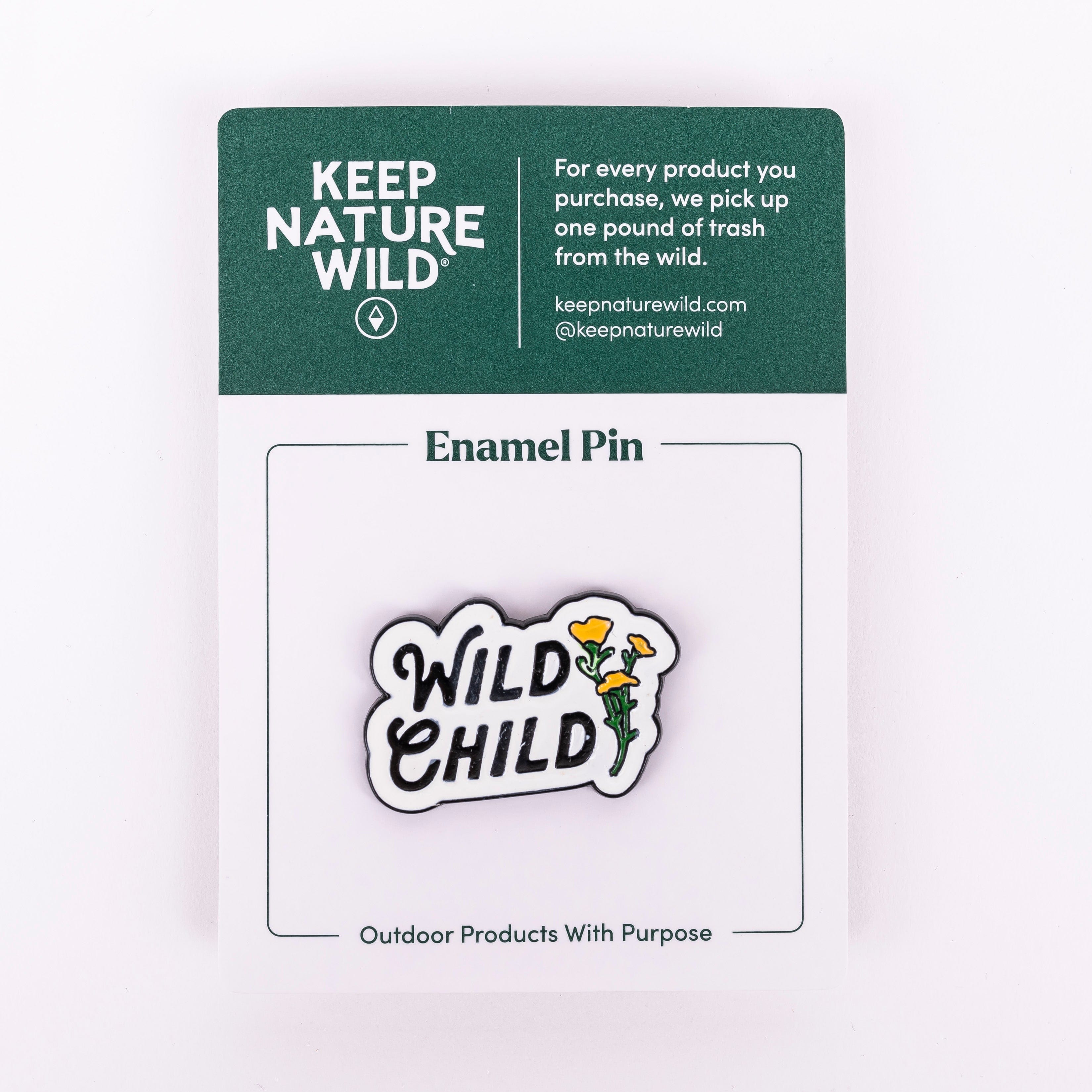 Keep Nature Wild Pin Wild Child | Enamel Pin