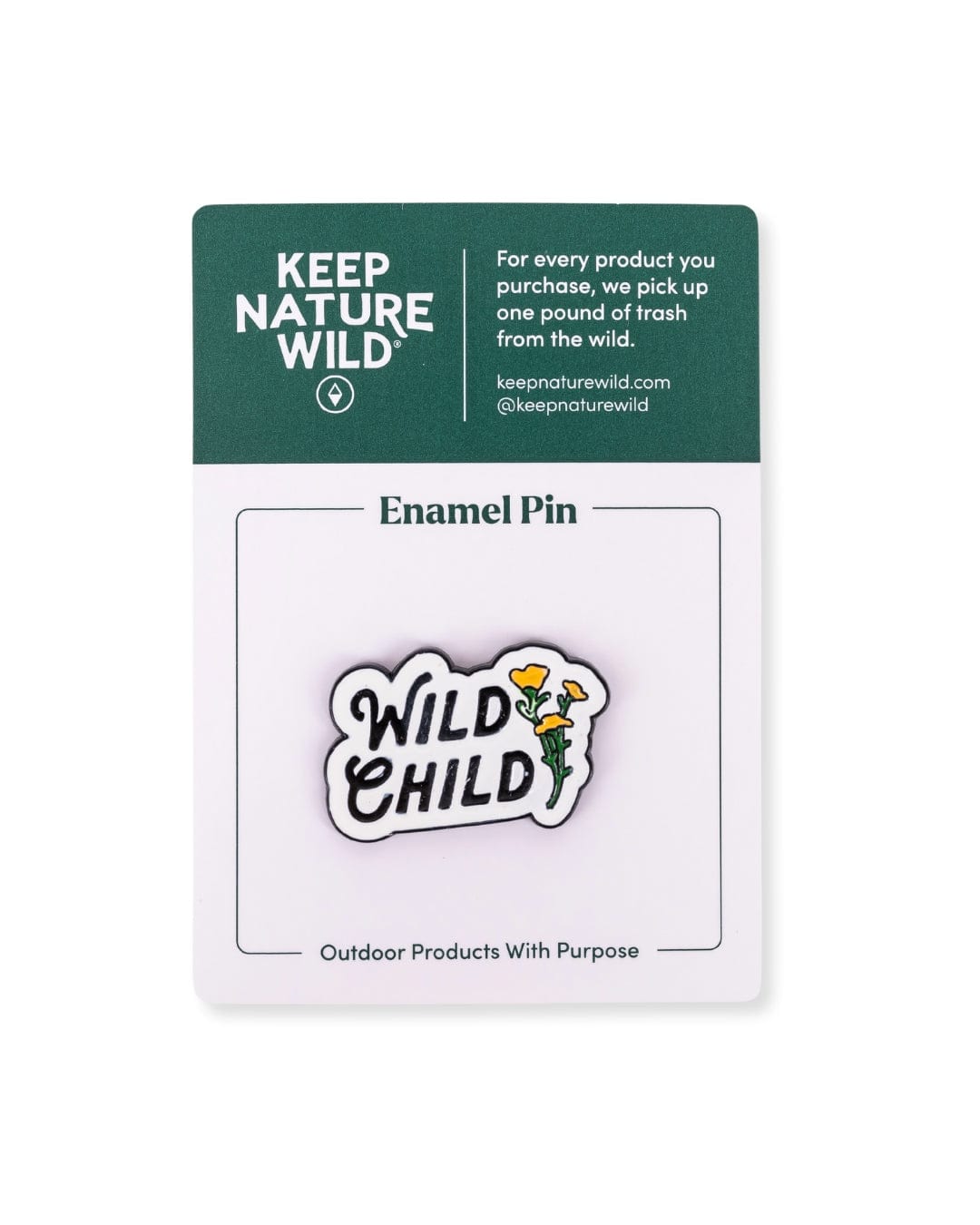 Keep Nature Wild Pin Wild Child | Enamel Pin