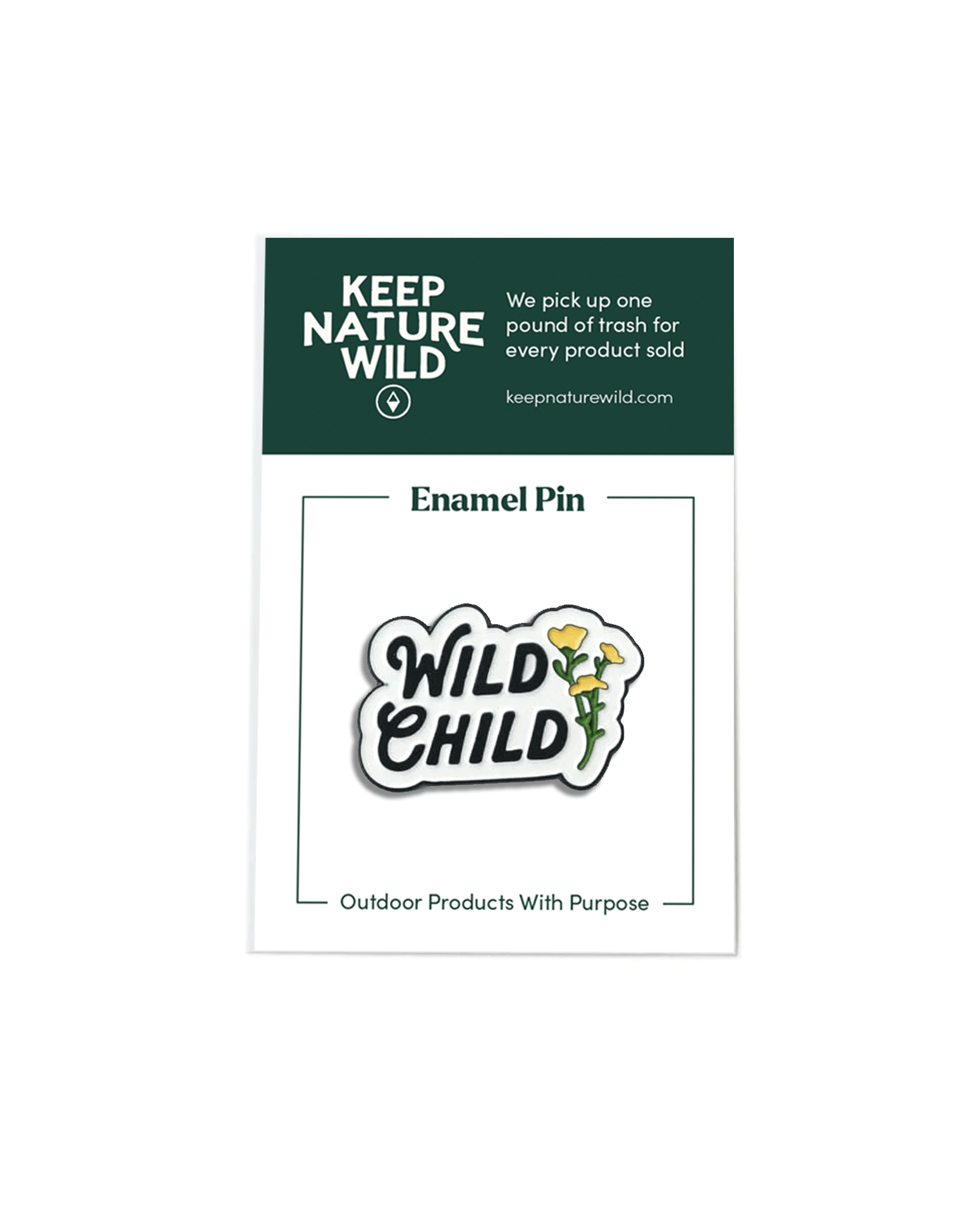 Keep Nature Wild Pin Wild Child | Enamel Pin