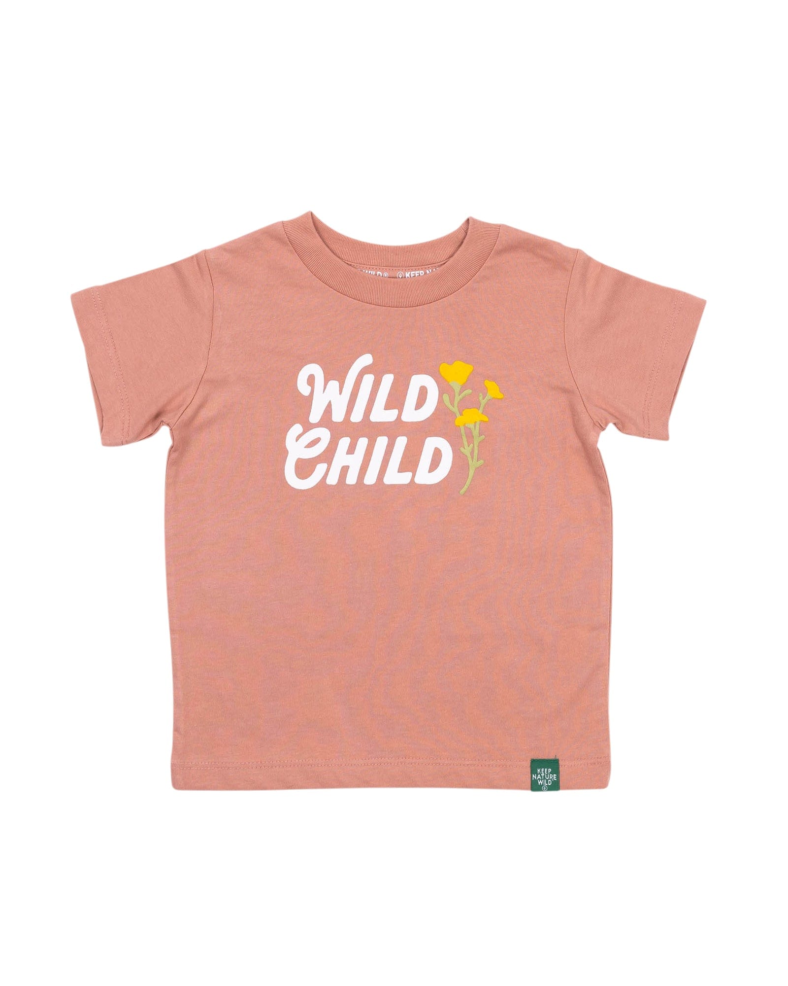 Keep Nature Wild Kids Wild Child Toddler Tee | Canyon Rose