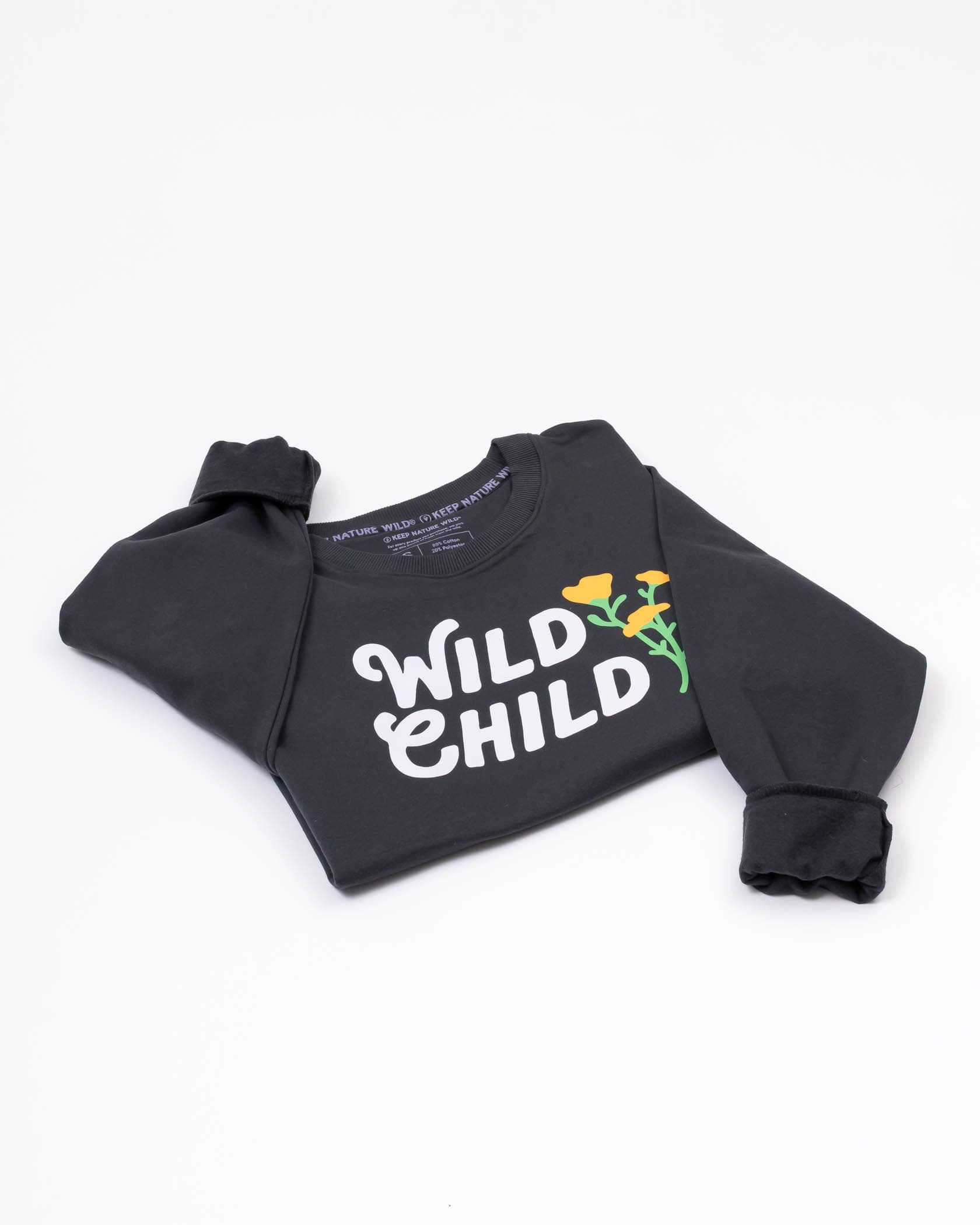 Keep Nature Wild Outerwear Wild Child Unisex Crewneck Sweatshirt | Coal