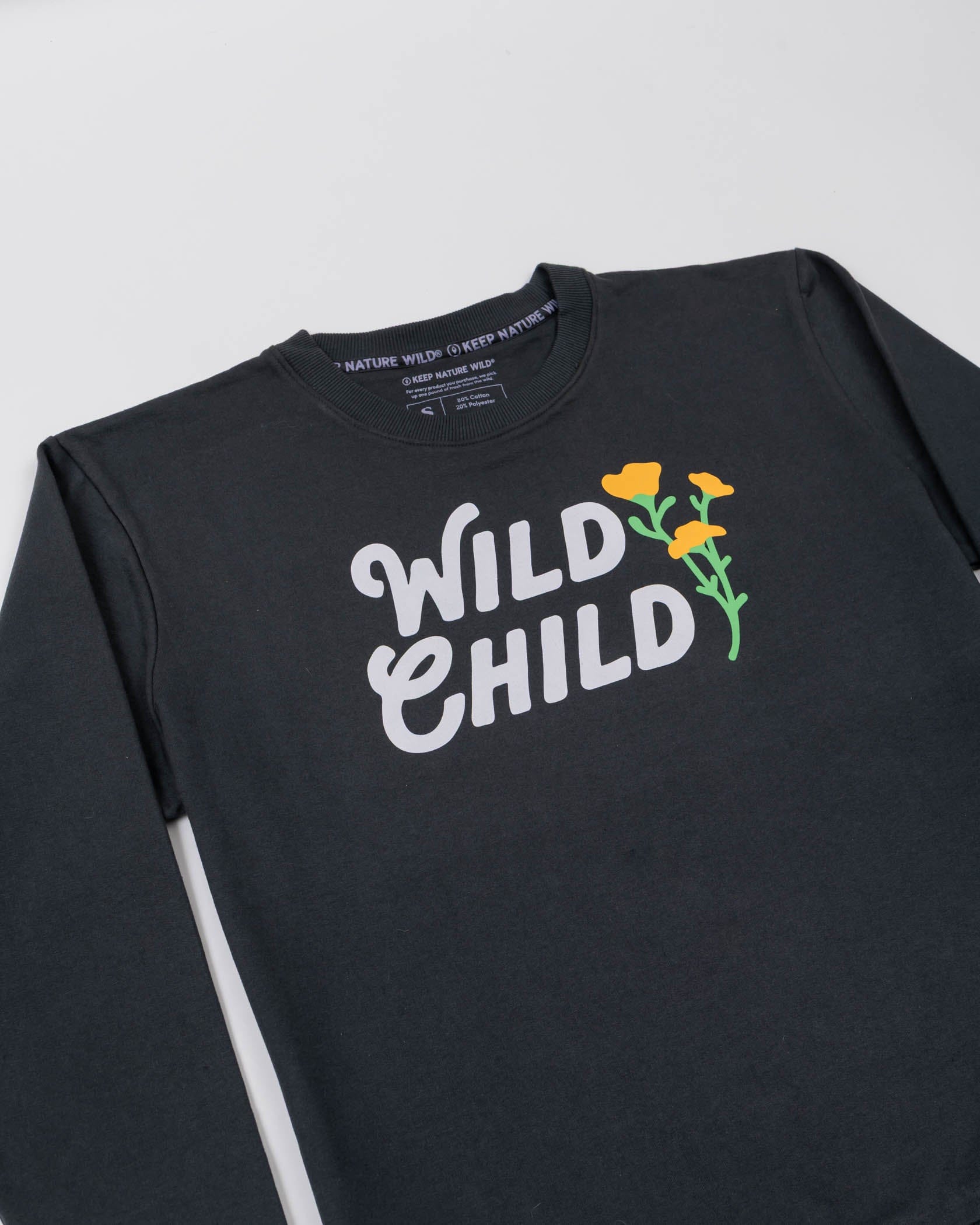 Keep Nature Wild Outerwear Wild Child Unisex Crewneck Sweatshirt | Coal