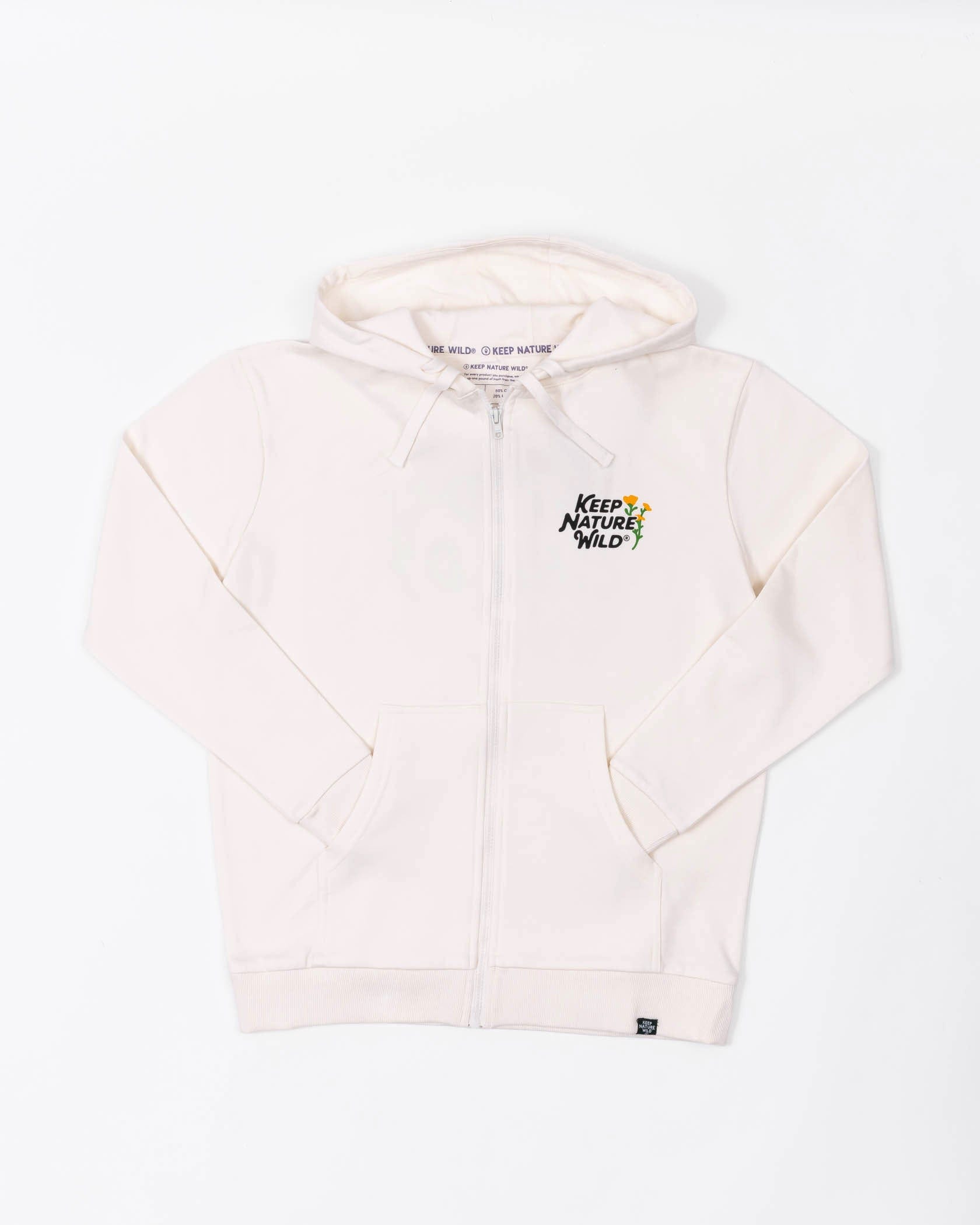 Wild Child Zip-Up Hoodie | Natural