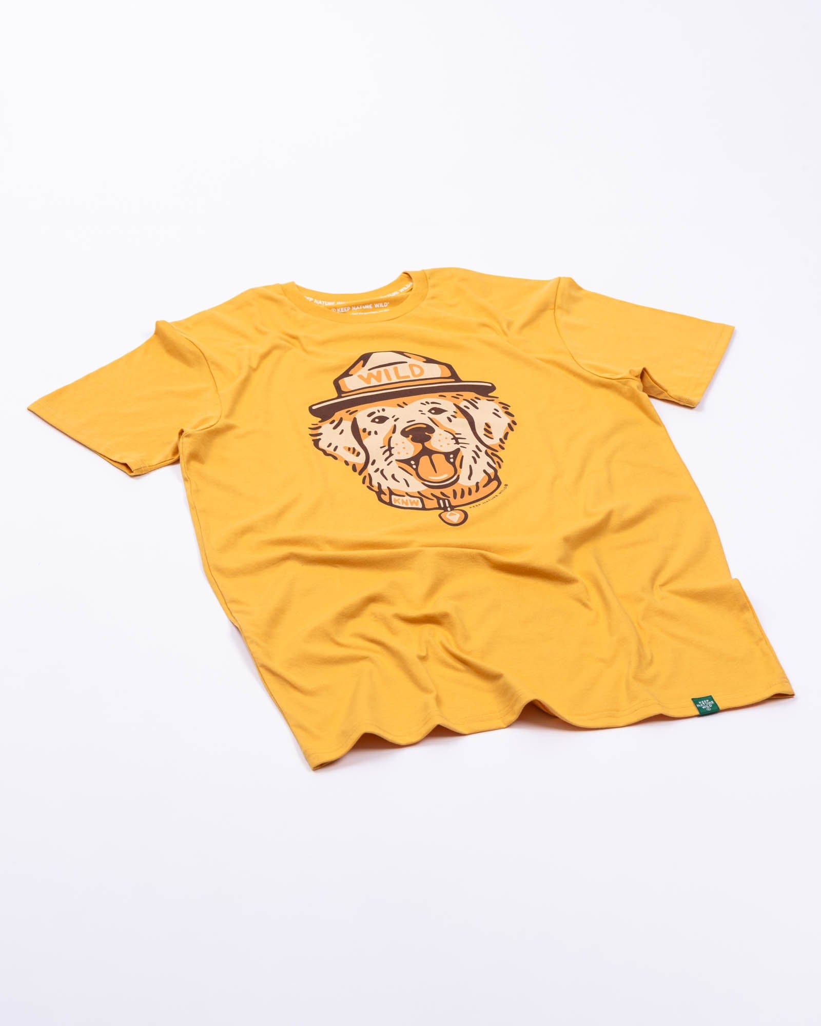 Keep Nature Wild Tee Wild Dog Unisex Tee | Mustard