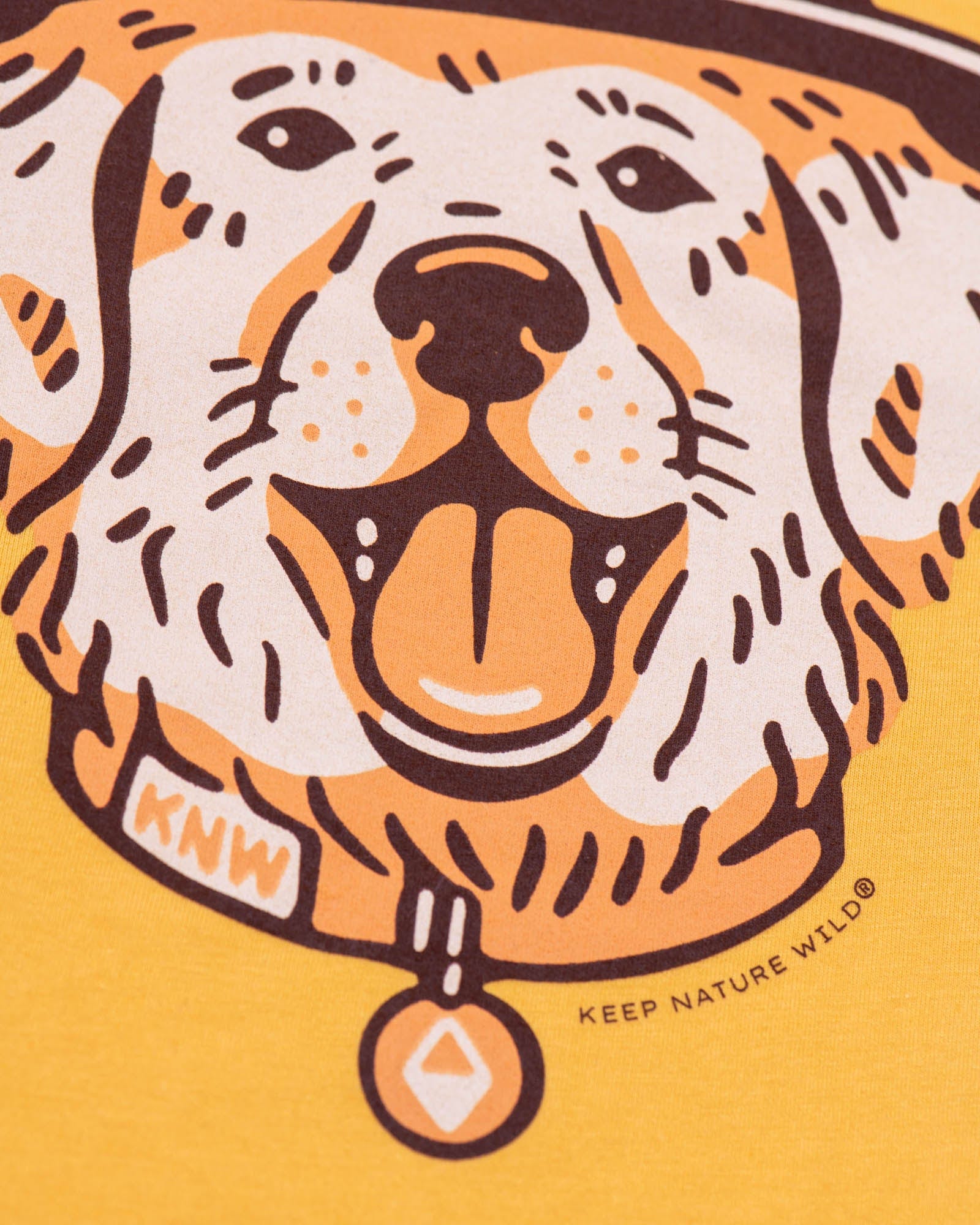 Keep Nature Wild Tee Wild Dog Unisex Tee | Mustard