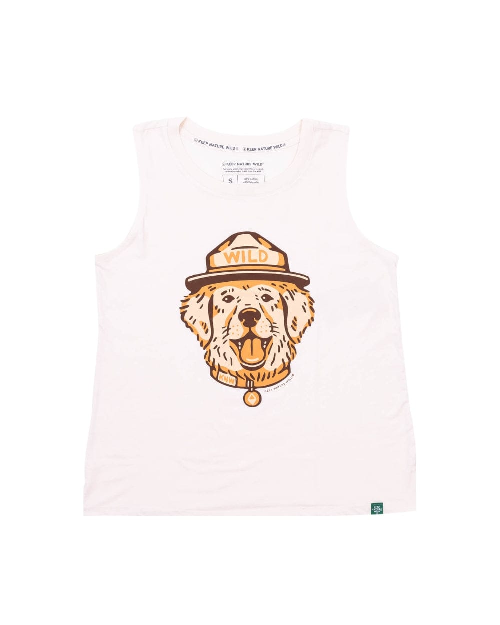 Keep Nature Wild Tank Wild Dog Women's Muscle Tank | Natural