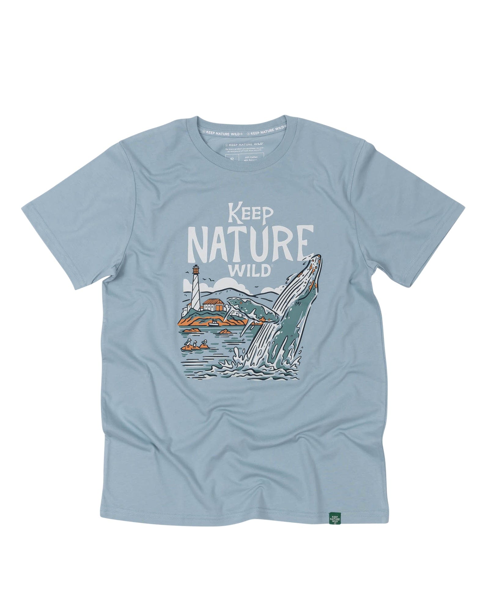 Keep Nature Wild Tee Wild Humpback Unisex Tee | Morning Mist