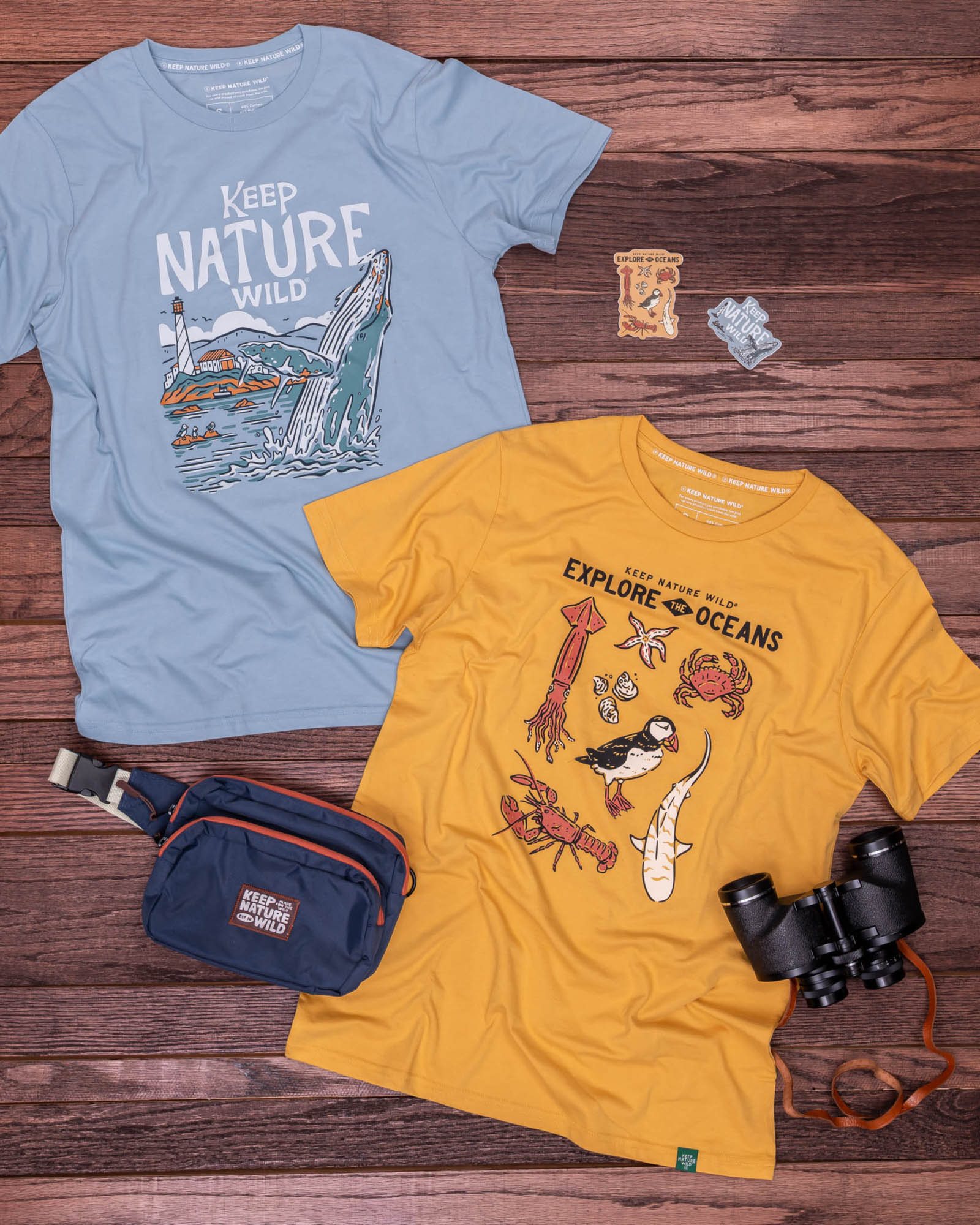 Keep Nature Wild Tee Wild Humpback Unisex Tee | Morning Mist