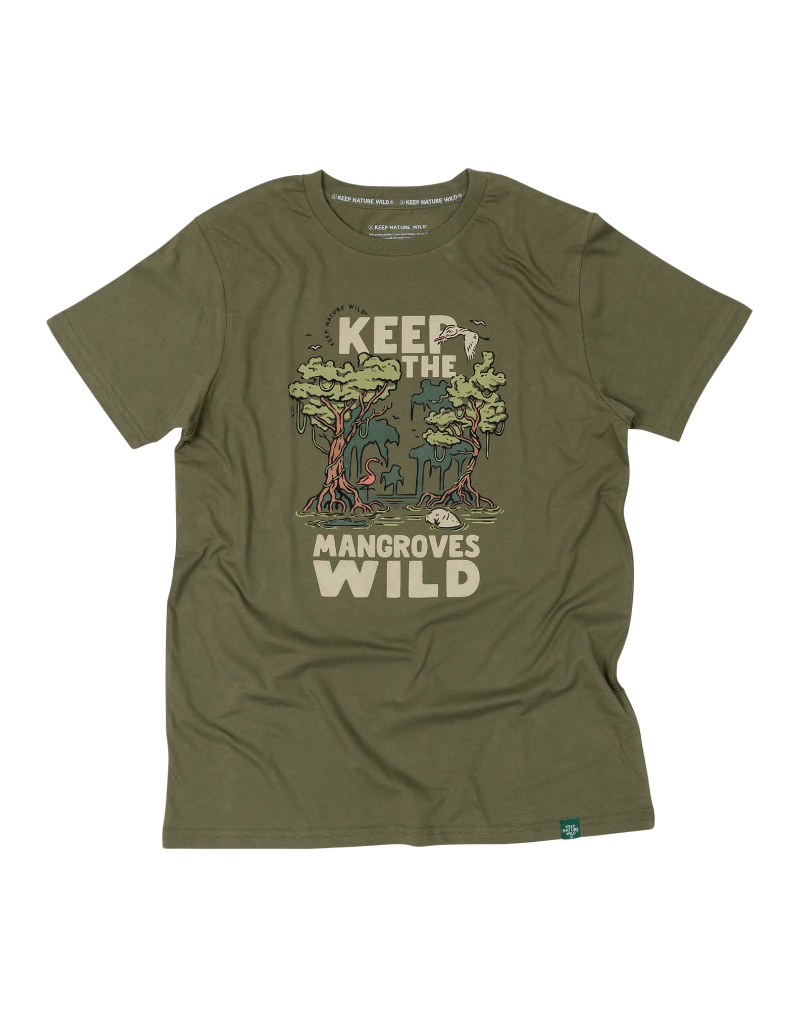 Keep Nature Wild Tee Wild Mangroves Unisex Tee | Olive