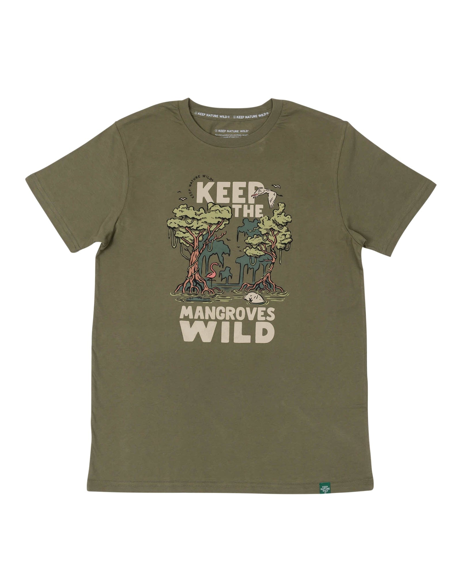 Keep Nature Wild Tee Wild Mangroves Unisex Tee | Olive