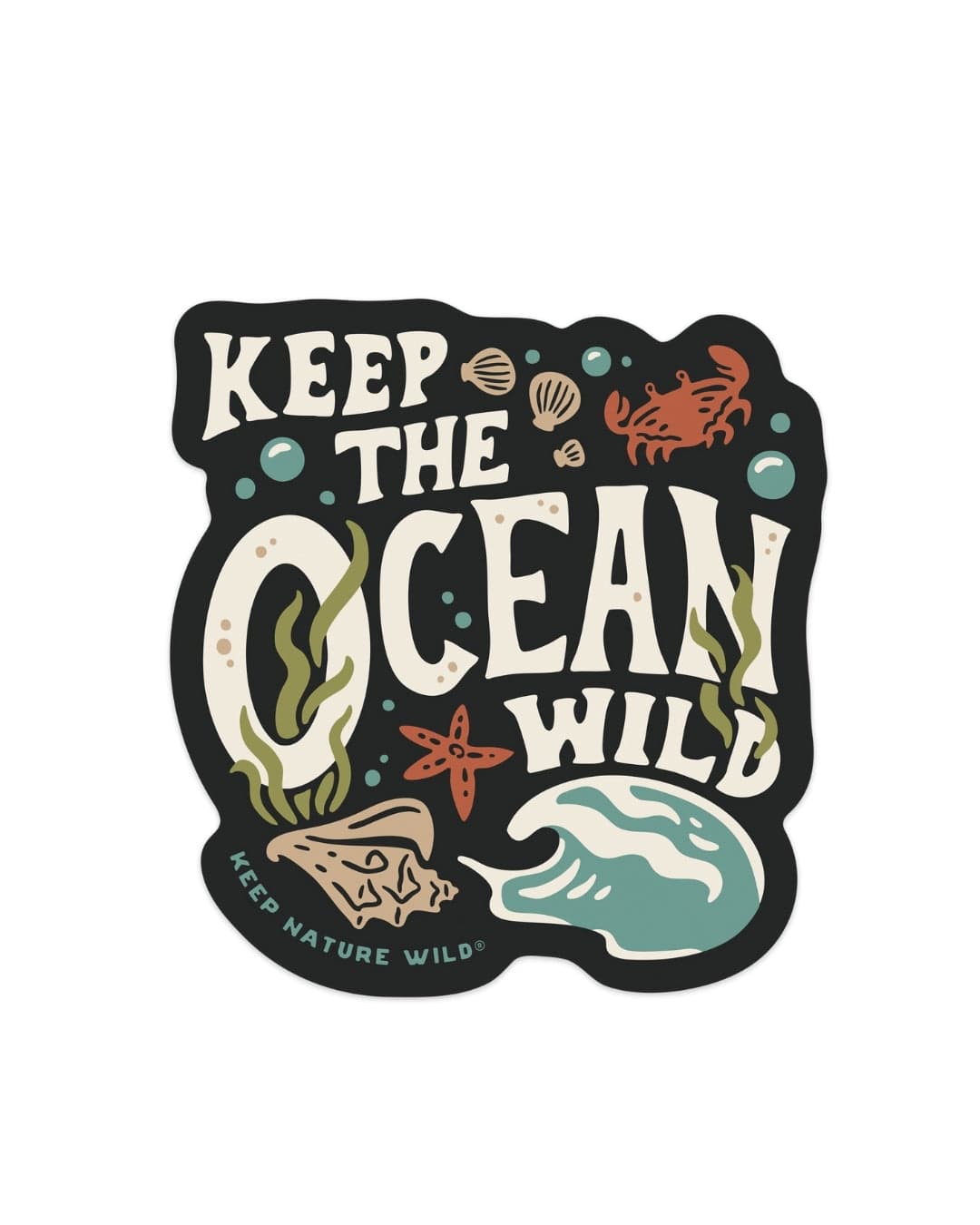 Keep Nature Wild Sticker Wild Oceans | Sticker