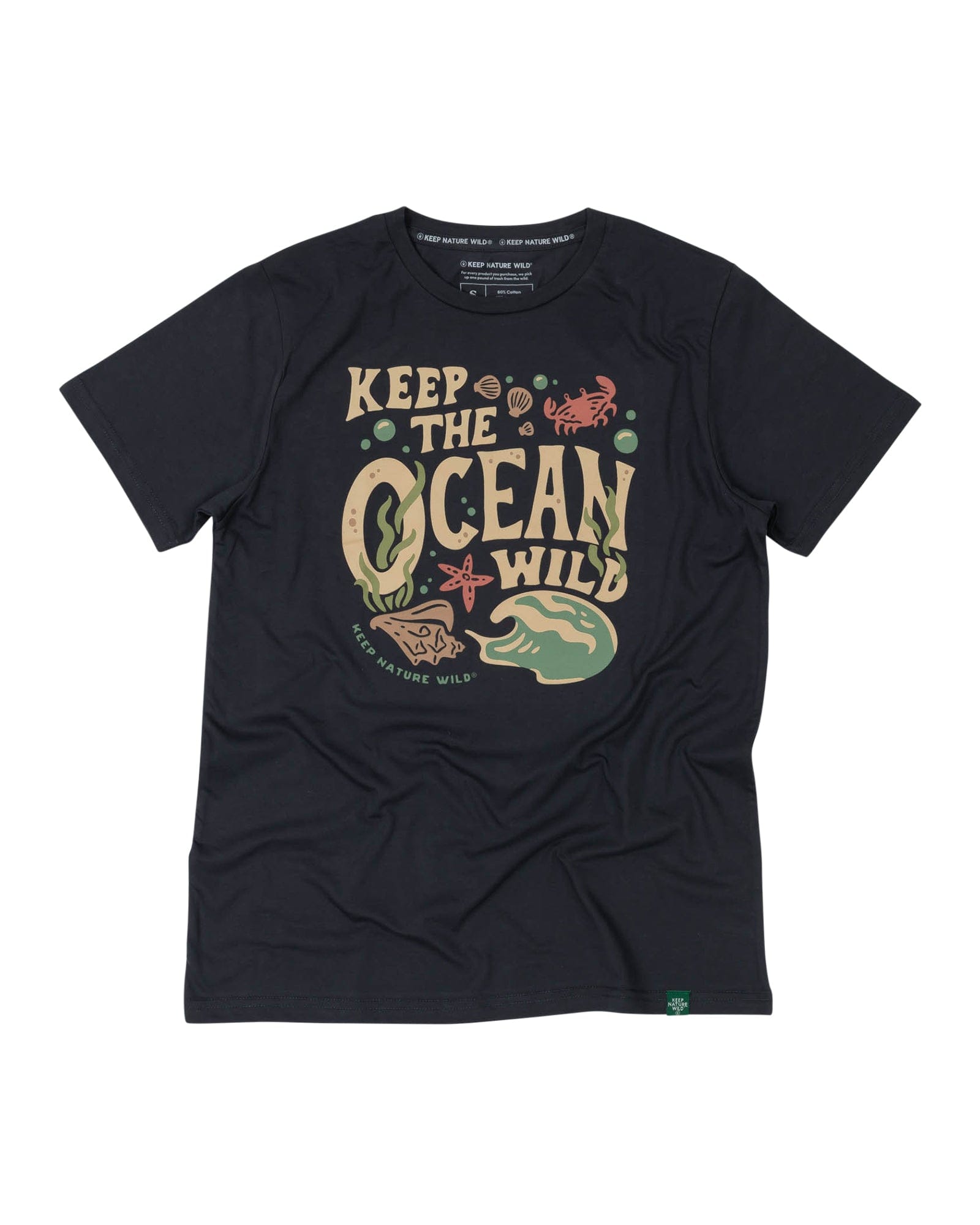 Keep Nature Wild Tee Wild Oceans Unisex Tee | Coal