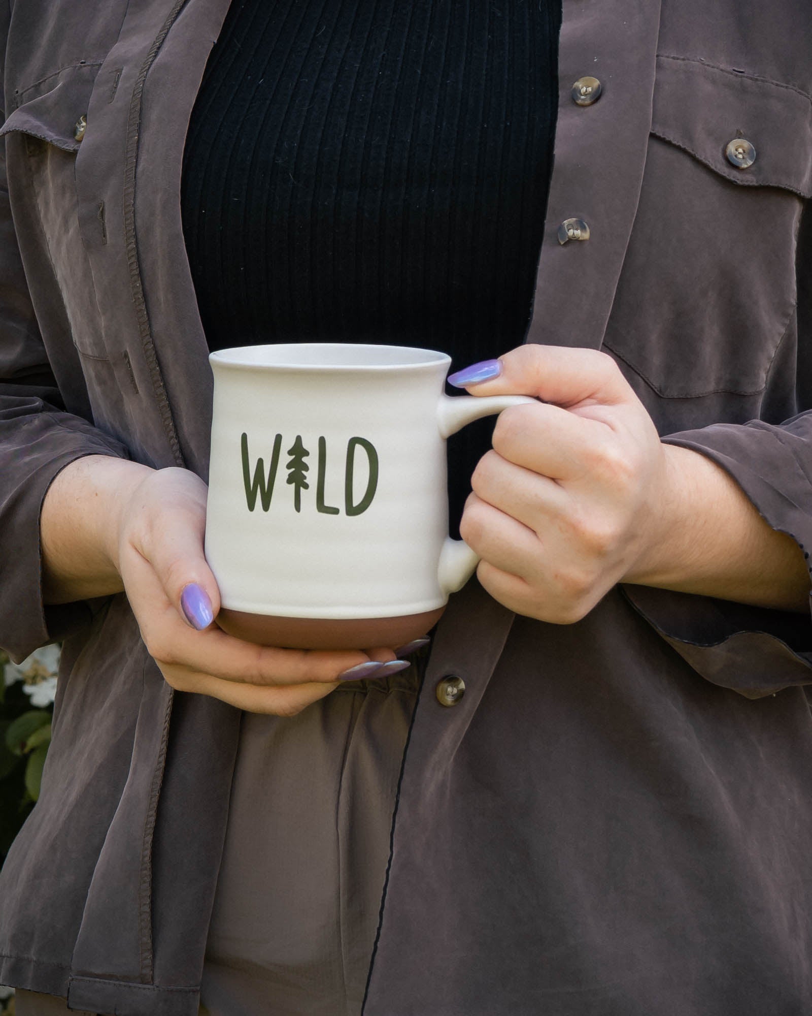 Keep Nature Wild Mug Wild Pine Ceramic Mug | White
