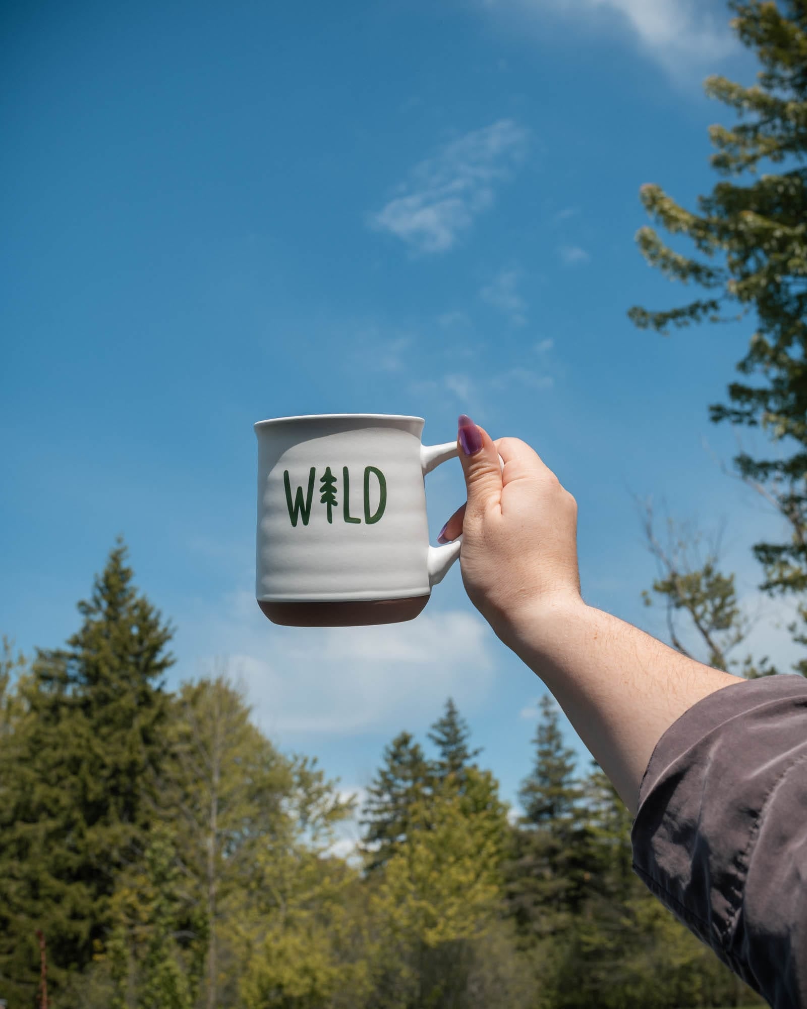 Keep Nature Wild Mug Wild Pine Ceramic Mug | White