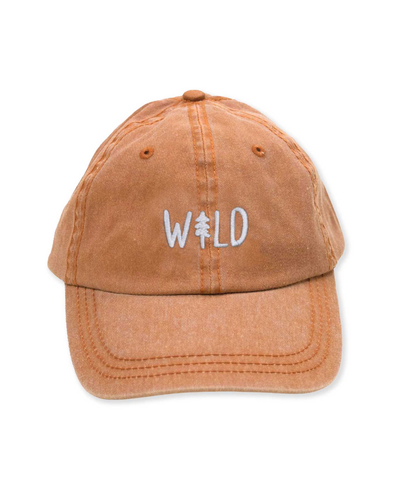 Keep Nature Wild Hat Wild Pine Dad Hat | Sunset Orange