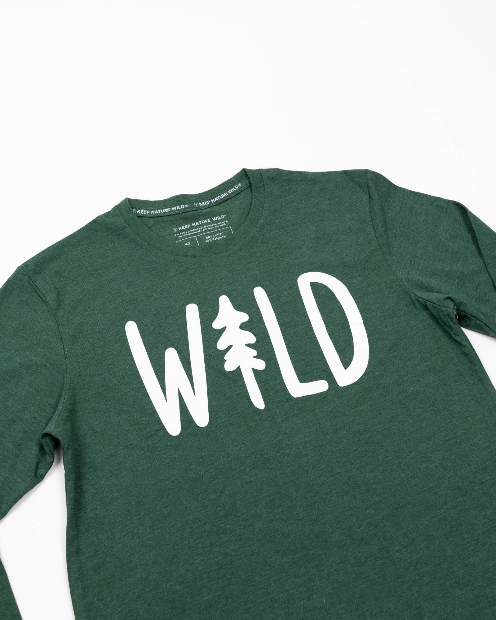 Keep Nature Wild Long Sleeve Wild Pine Unisex Long Sleeve | Heather Forest