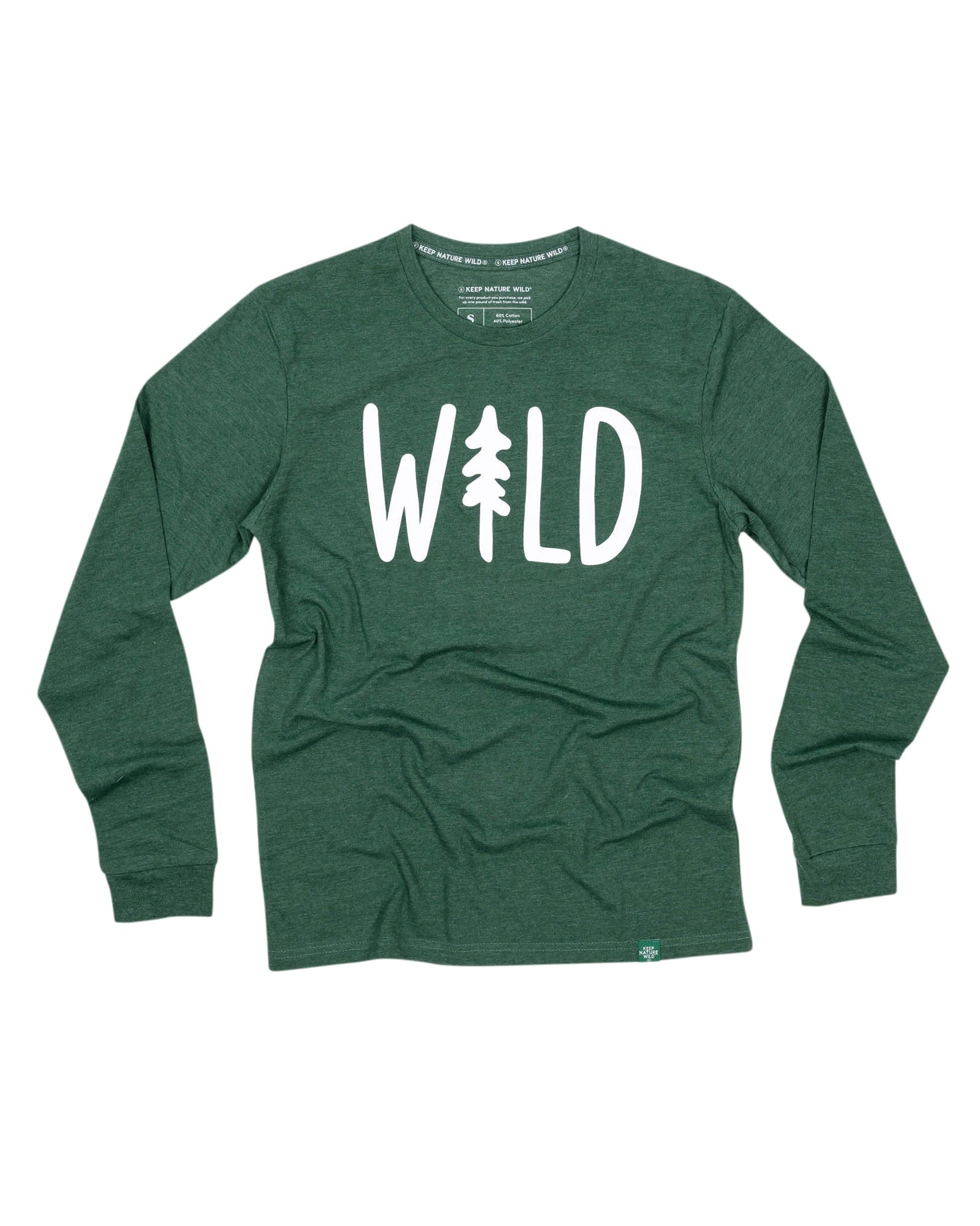 Keep Nature Wild Long Sleeve Wild Pine Unisex Long Sleeve | Heather Forest
