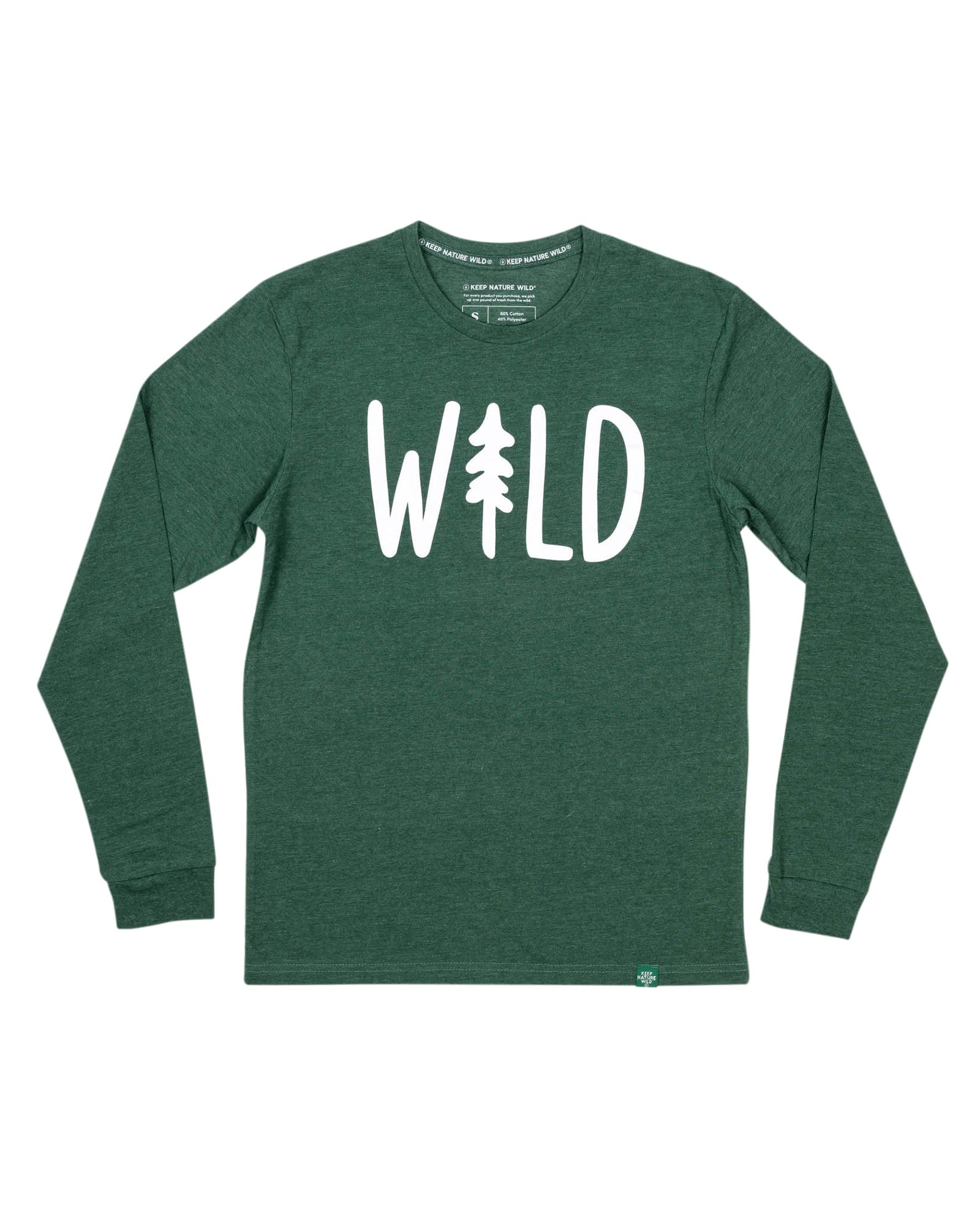 Keep Nature Wild Long Sleeve Wild Pine Unisex Long Sleeve | Heather Forest