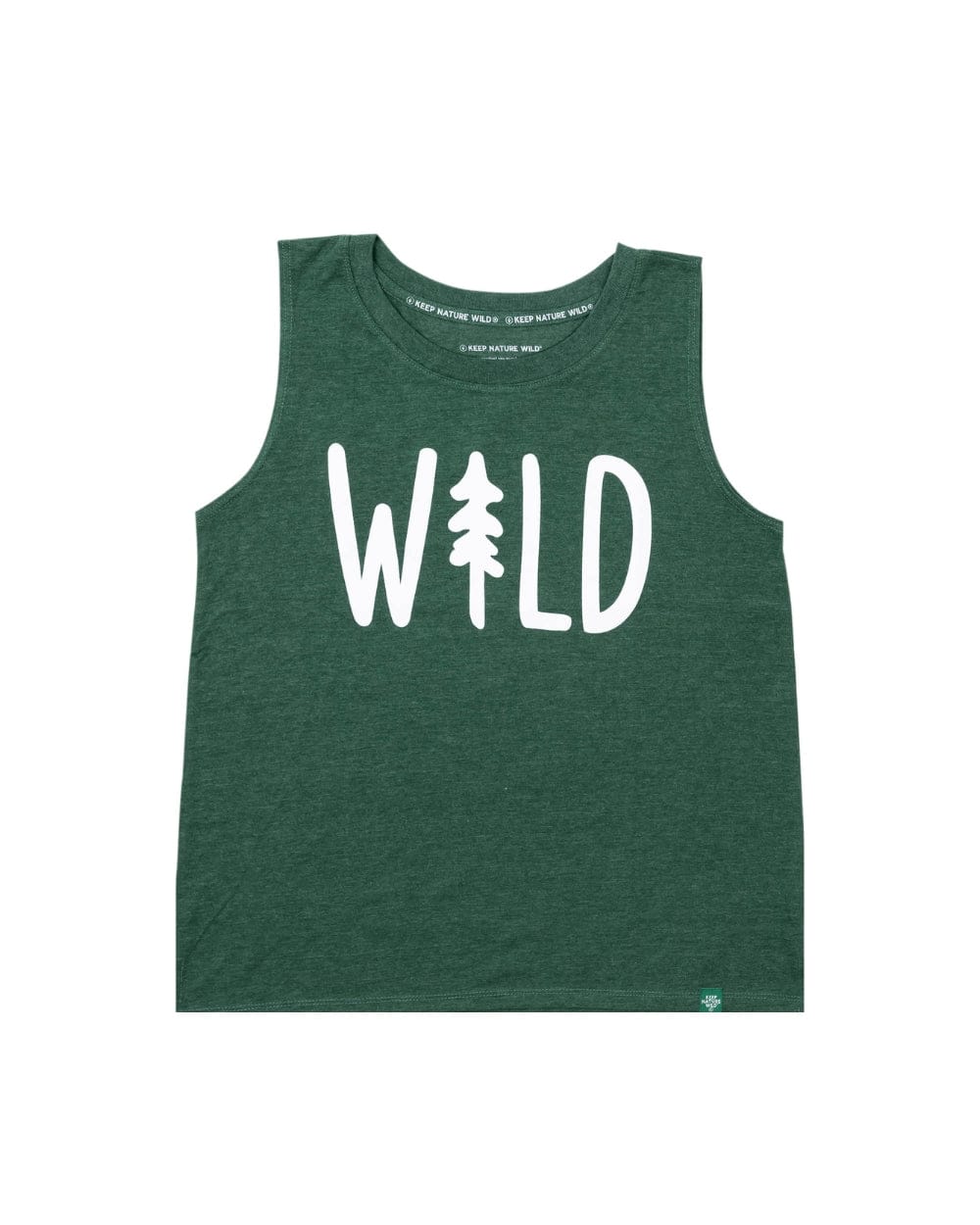 Keep Nature Wild Tank Wild Pine Women's Muscle Tank | Heather Forest