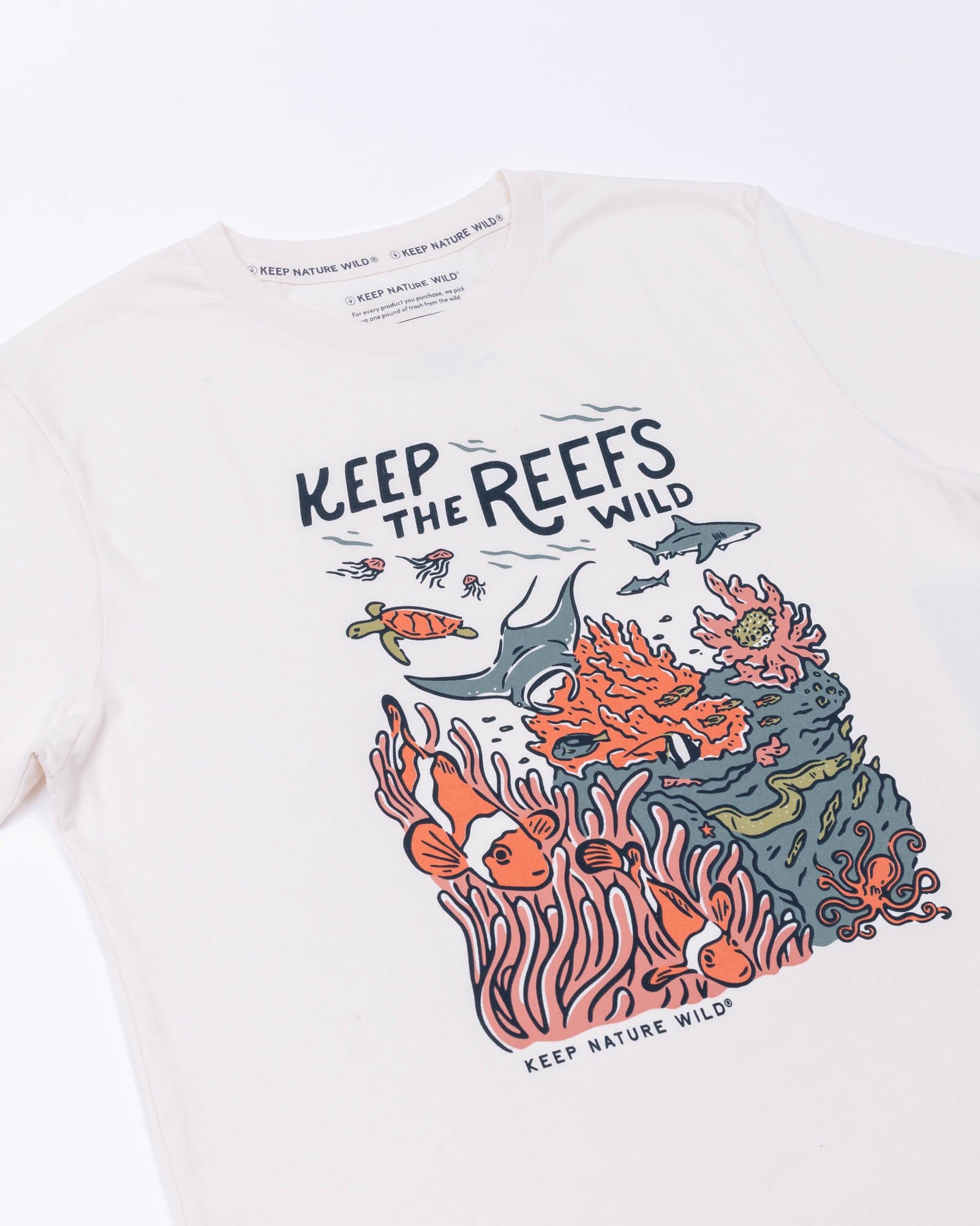 Keep Nature Wild Tee Wild Reefs Unisex Tee | Natural