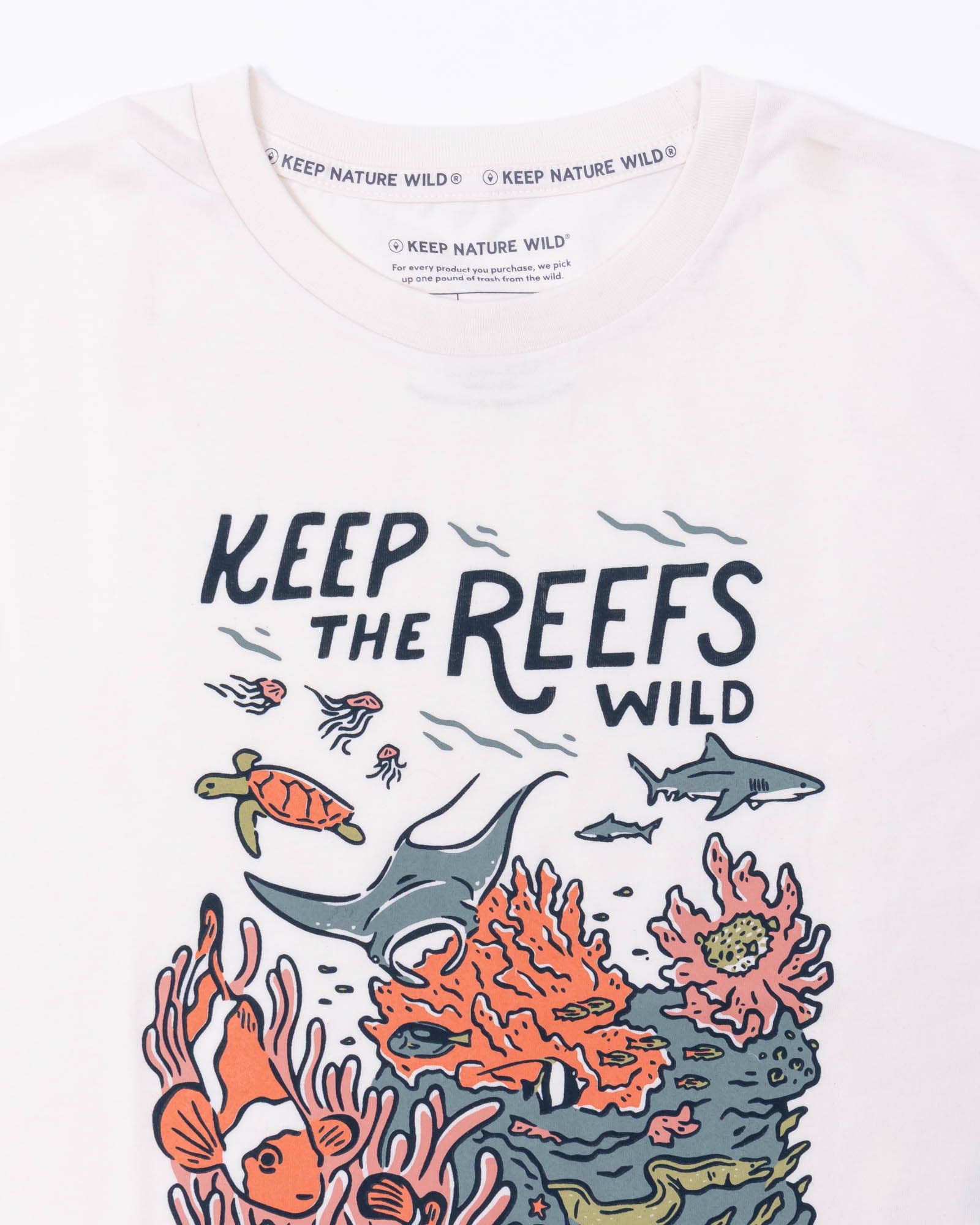Keep Nature Wild Tee Wild Reefs Unisex Tee | Natural