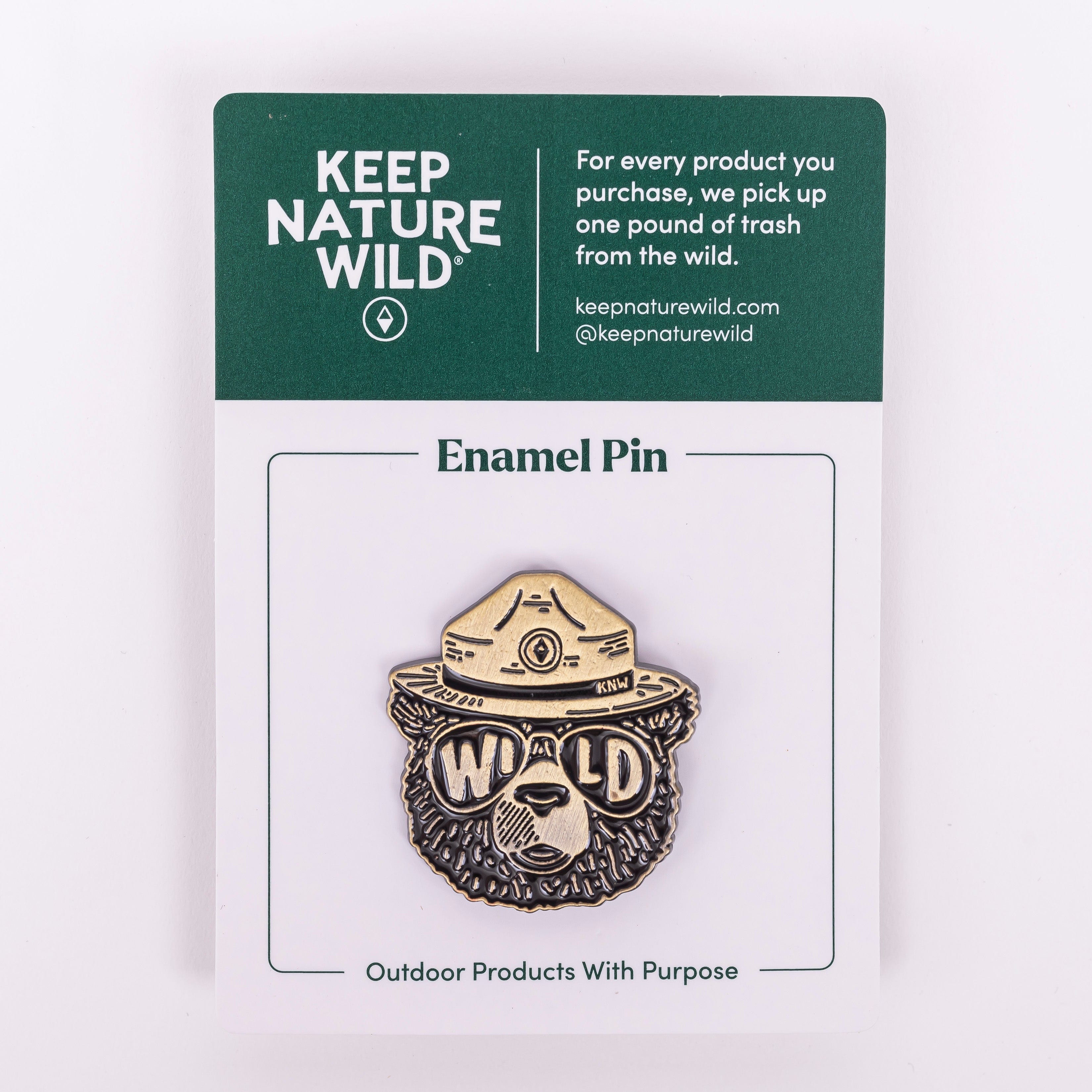 Keep Nature Wild Pin Wildbear | Enamel Pin