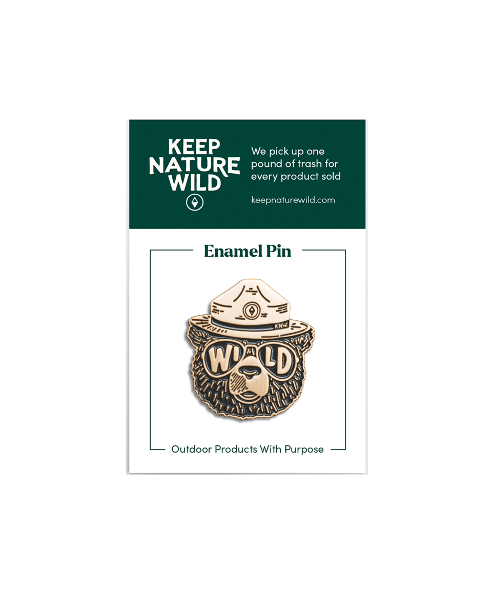 Keep Nature Wild Pin Wildbear | Enamel Pin