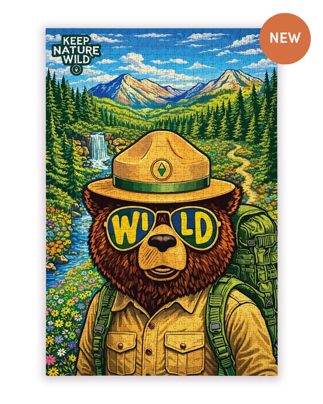 Keep Nature Wild Puzzle Wildbear Puzzle | 18.5 x 27.75" | 1000 Piece