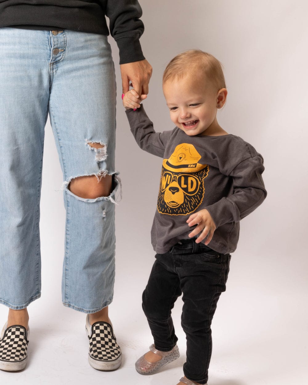 Keep Nature Wild Kids Wildbear Toddler Long Sleeve | Coal