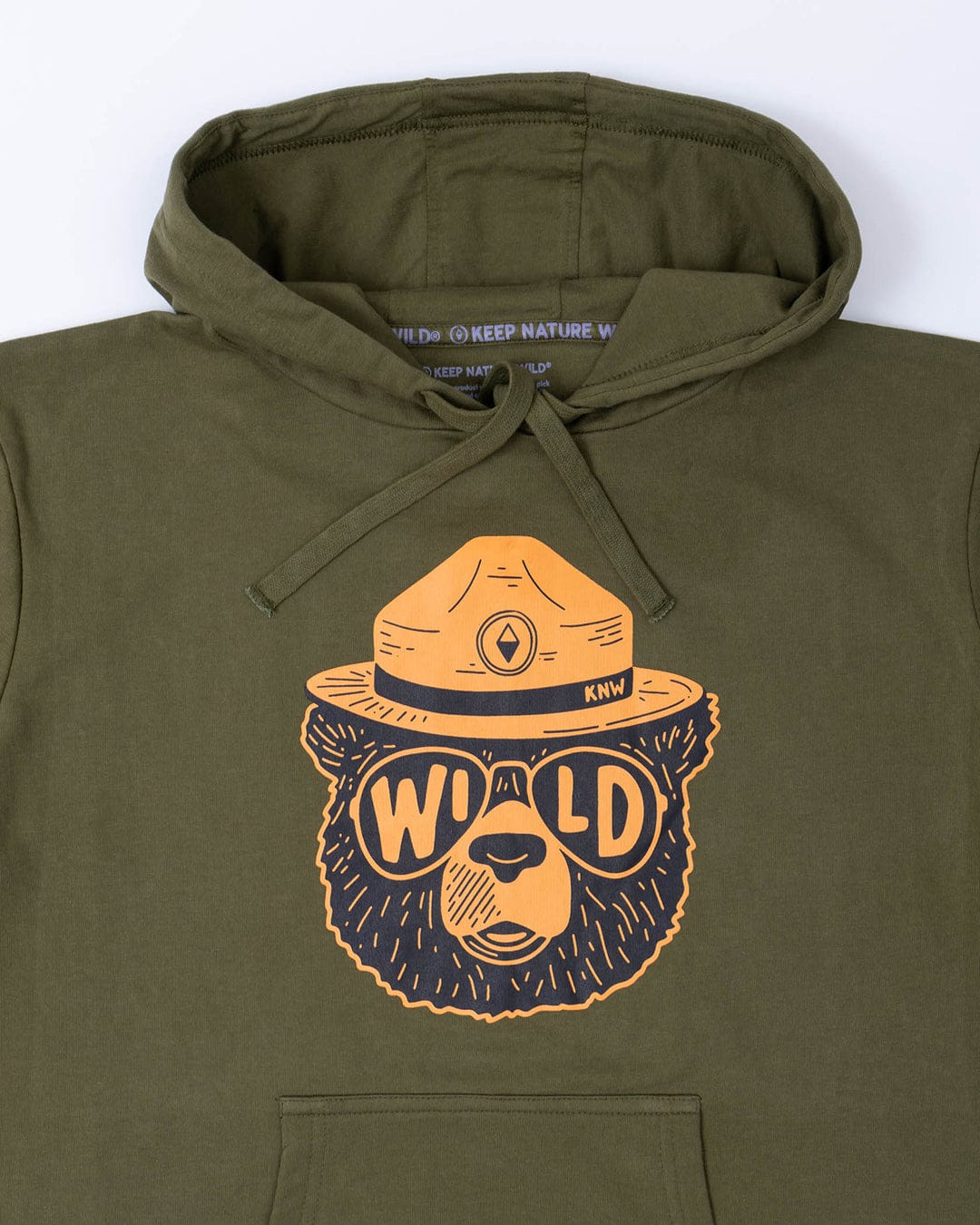 Wildbear Unisex Hoodie Olive | Keep Nature Wild