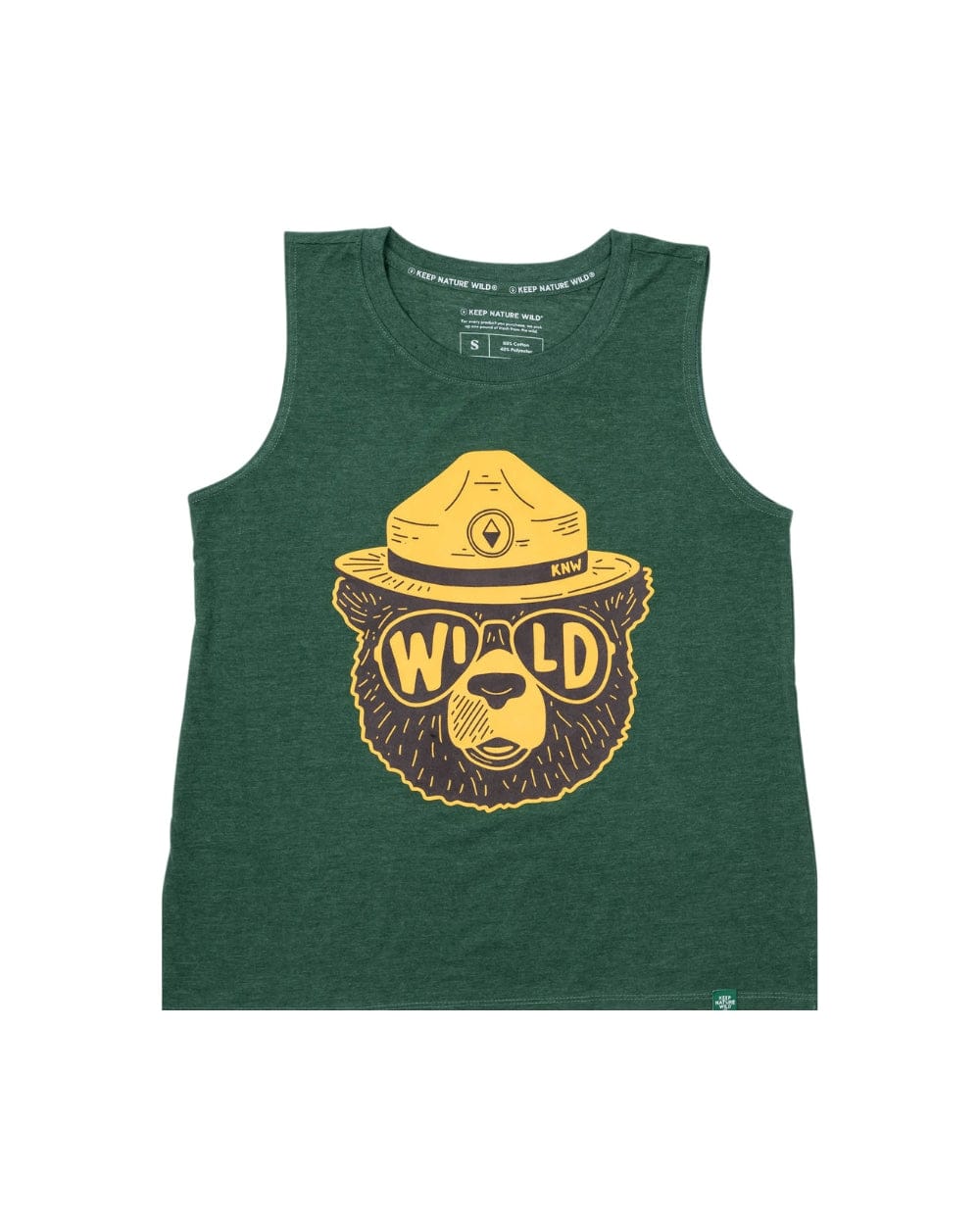 Keep Nature Wild Tank Wildbear Women's Muscle Tank | Heather Forest