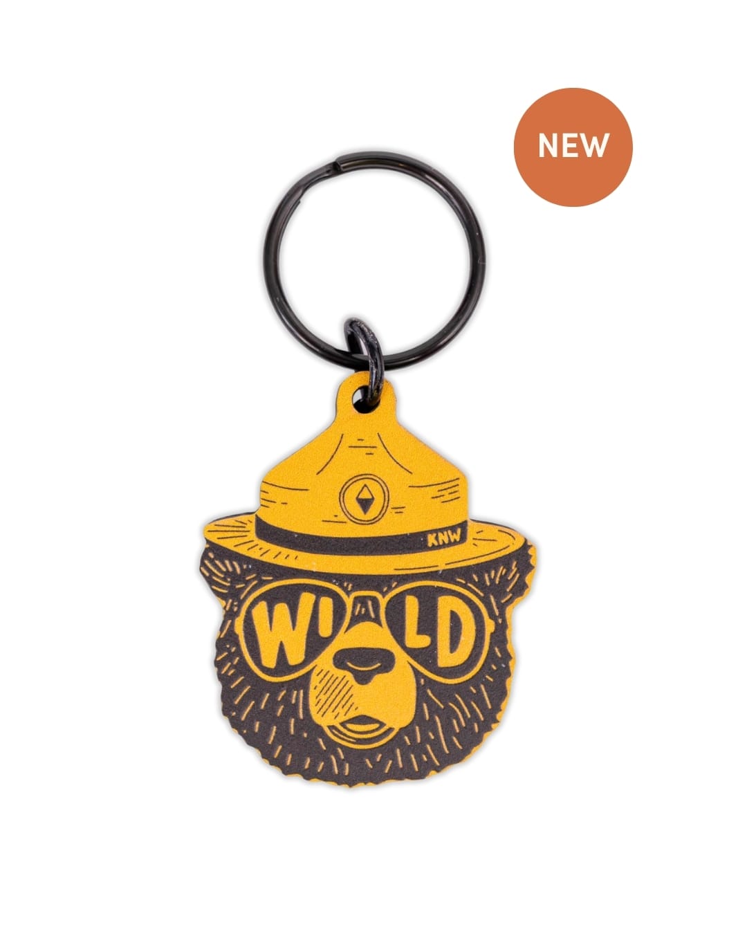 Keep Nature Wild Key Ring Wildbear | Wood Key Ring