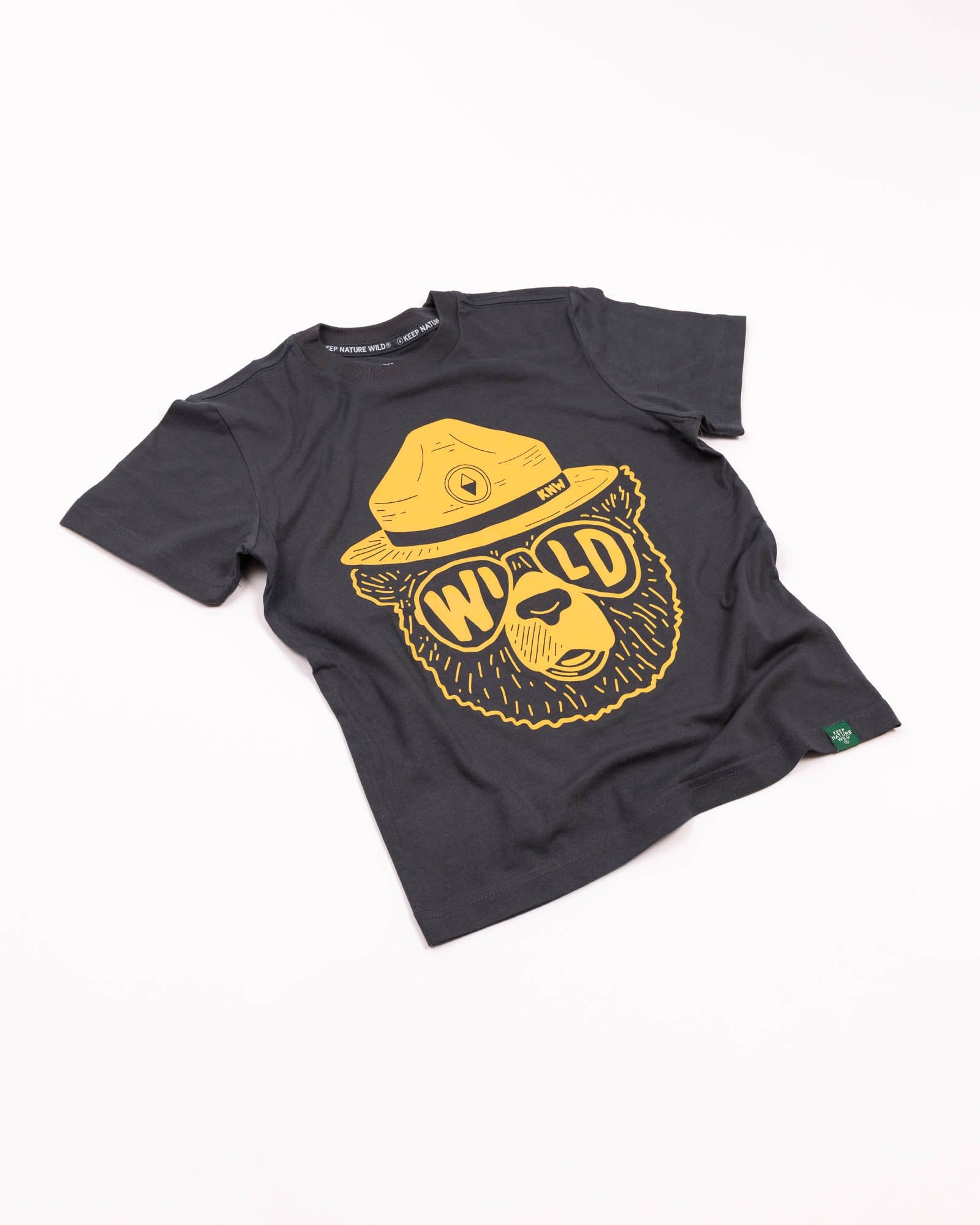 Keep Nature Wild Kids Wildbear Youth Tee | Coal