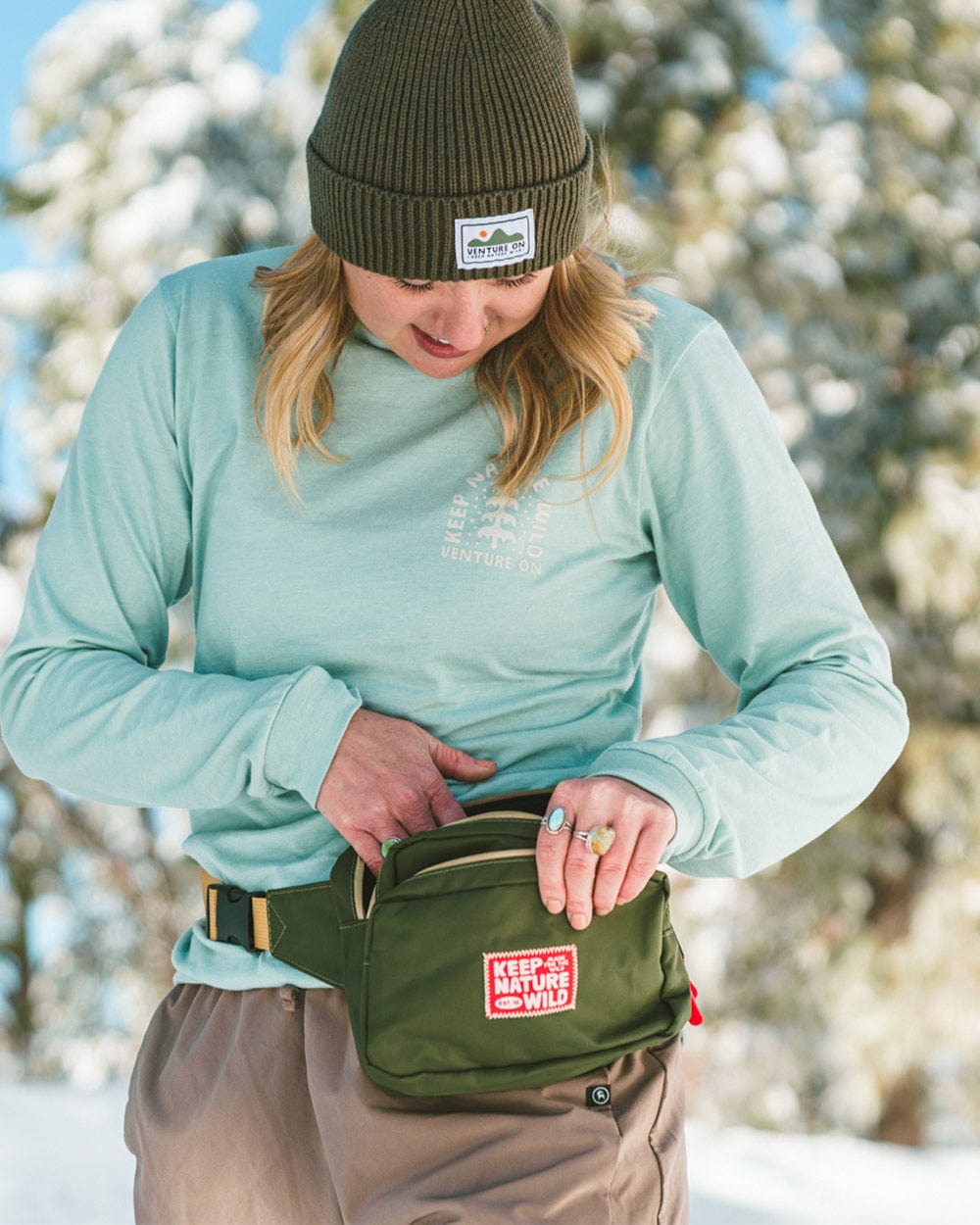 Keep Nature Wild Fanny Pack Adventure Fanny Pack