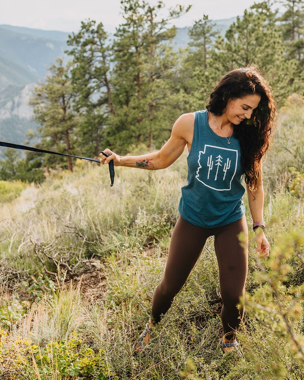 Keep Nature Wild Tank Arizona Wilderness Women's Muscle Tank | Glacier Blue