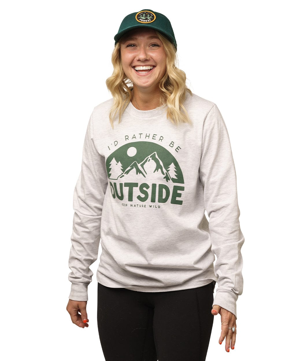 Keep Nature Wild Long Sleeve Be Outside Unisex Long Sleeve | Ash