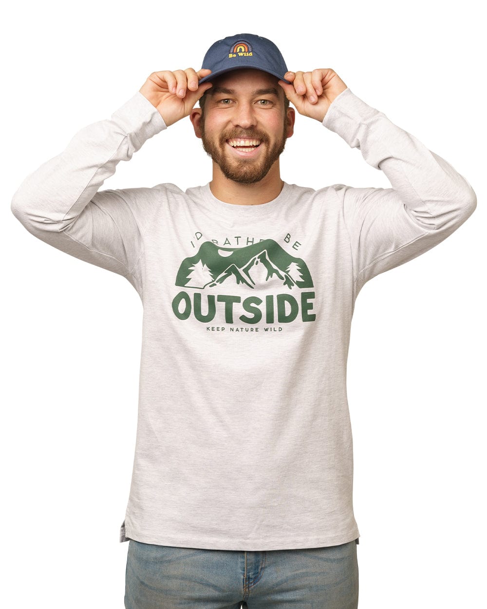 Keep Nature Wild Long Sleeve Be Outside Unisex Long Sleeve | Ash