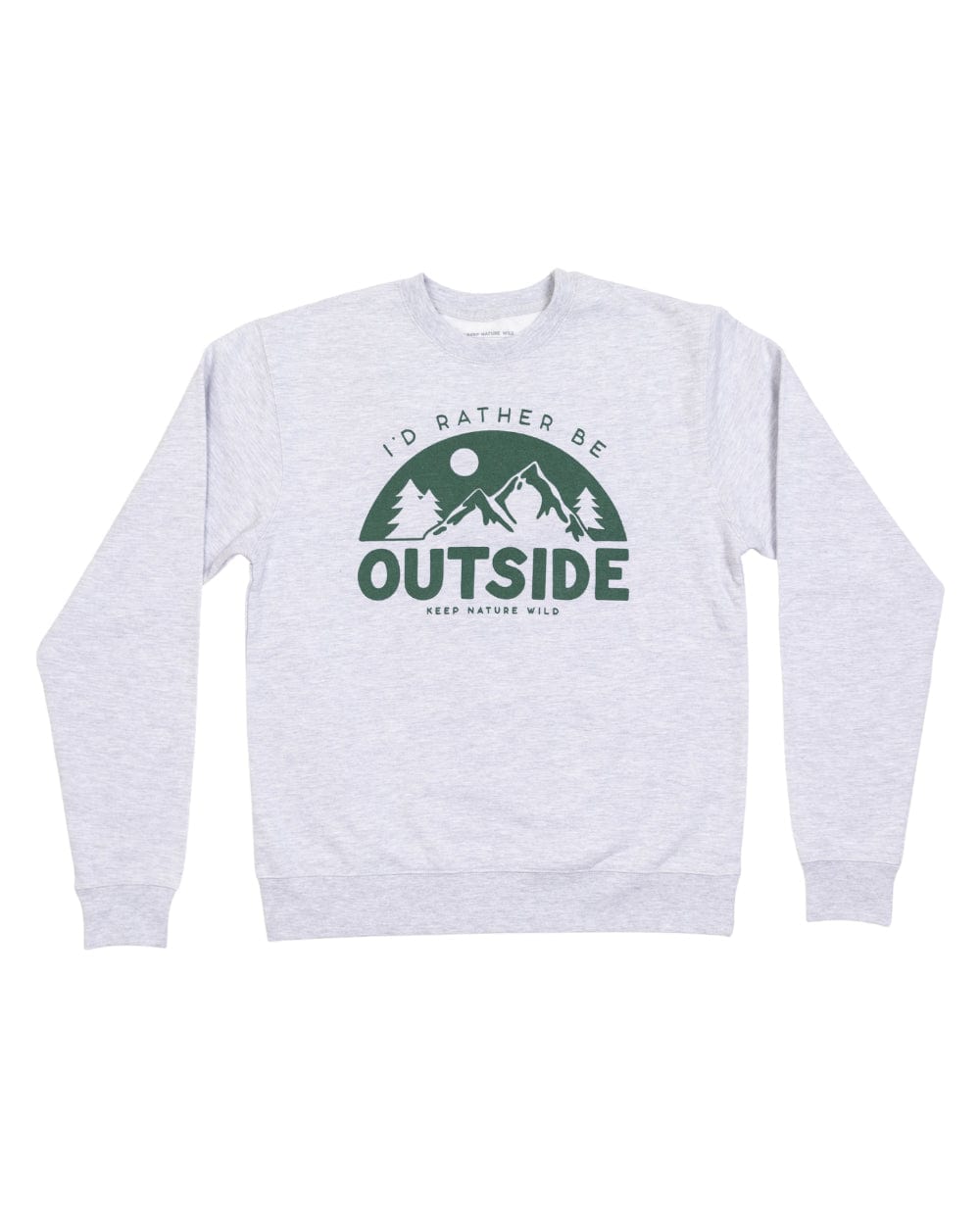 Keep Nature Wild Outerwear Be Outside Unisex Pullover | Heather Gray