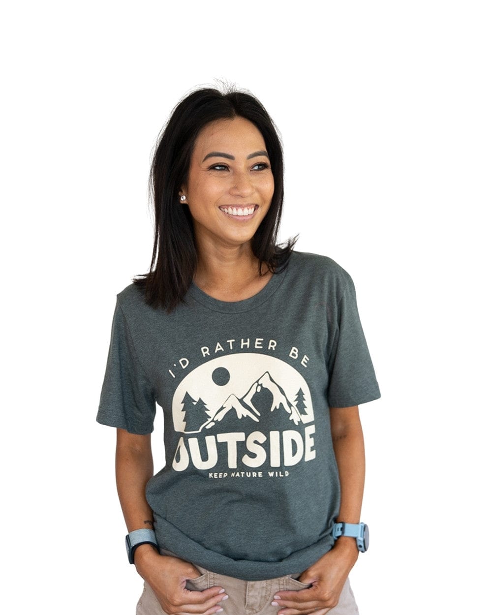 Keep Nature Wild Tee Be Outside Unisex Tee | Forest