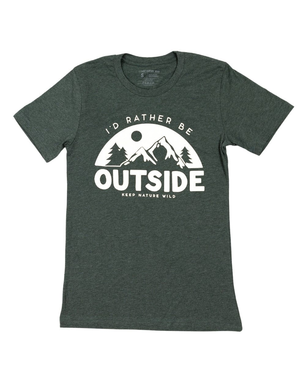 Be Outside Unisex Tee | Forest