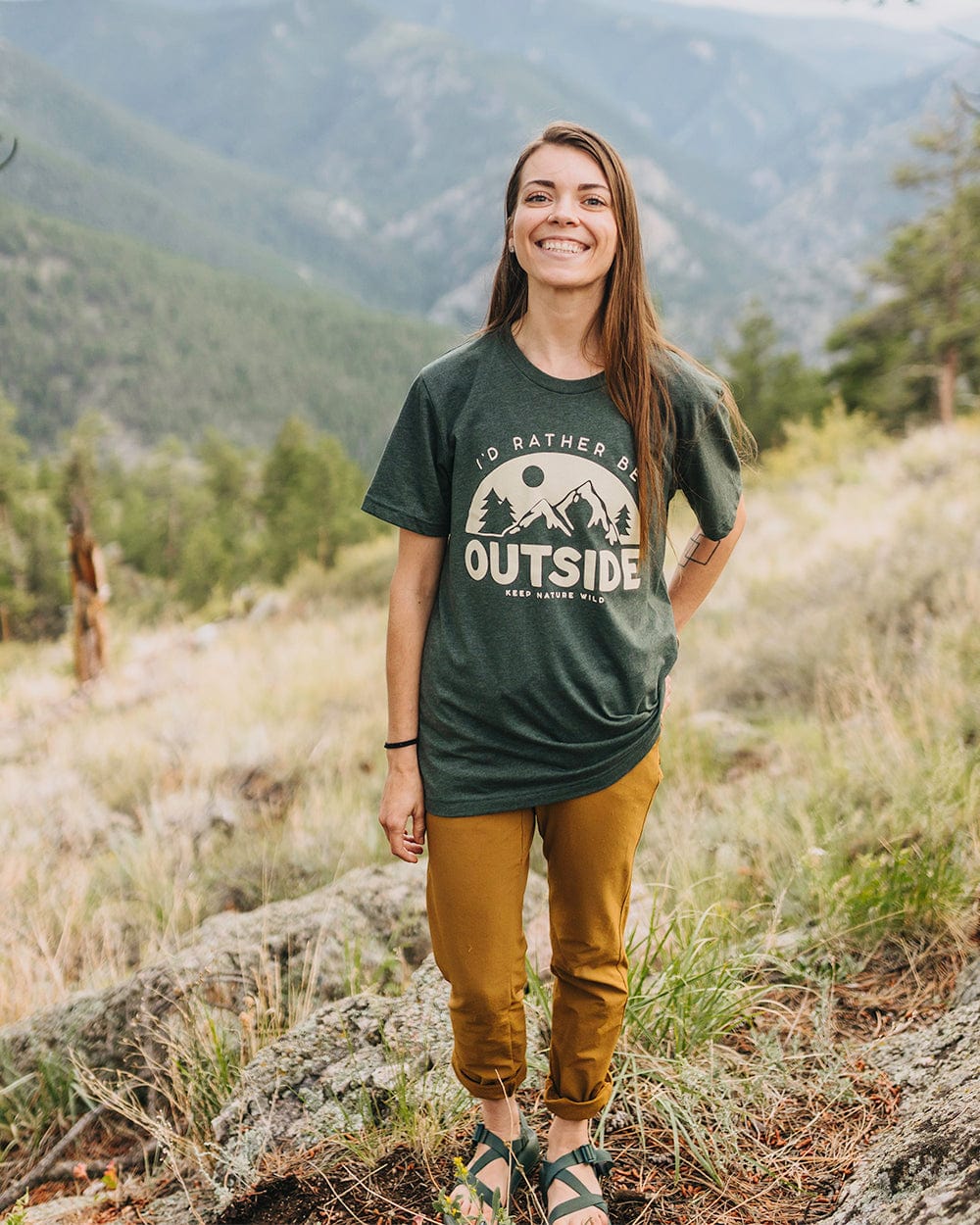 Keep Nature Wild Tee Be Outside Unisex Tee | Forest