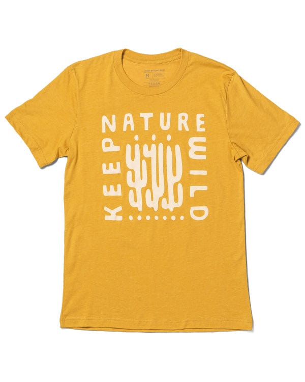 Keep Nature Wild Tee Cactus Buds Unisex Tee | Mustard
